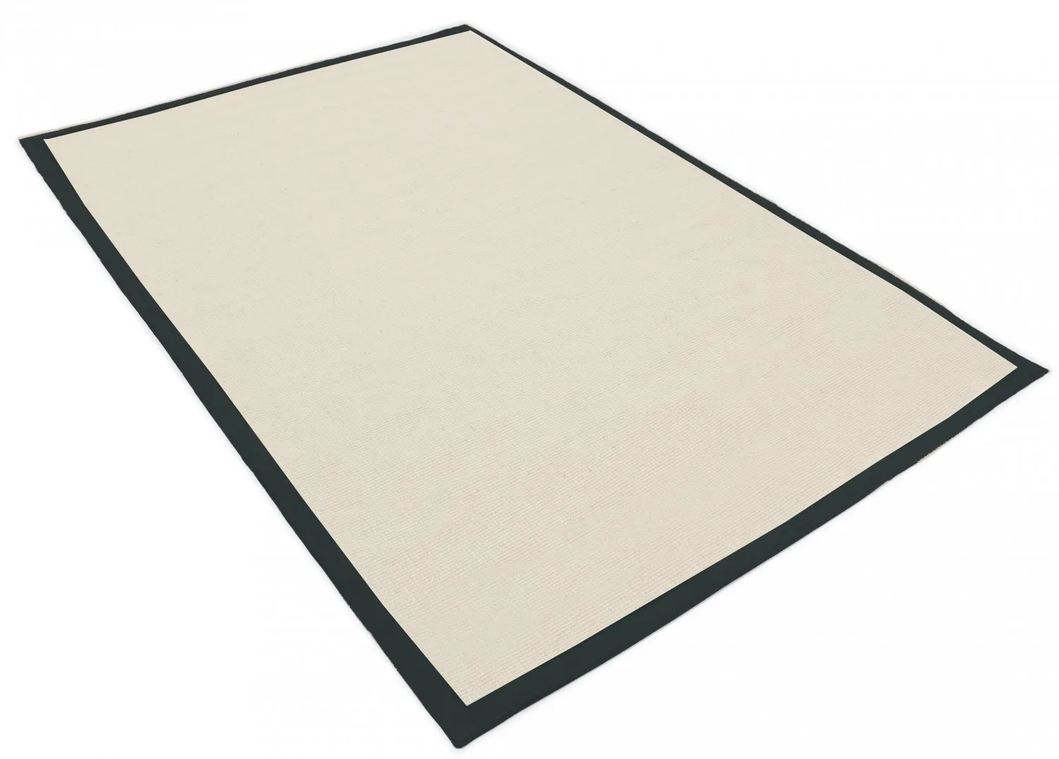 Sisaltæppe - Agave (sort/offwhite)