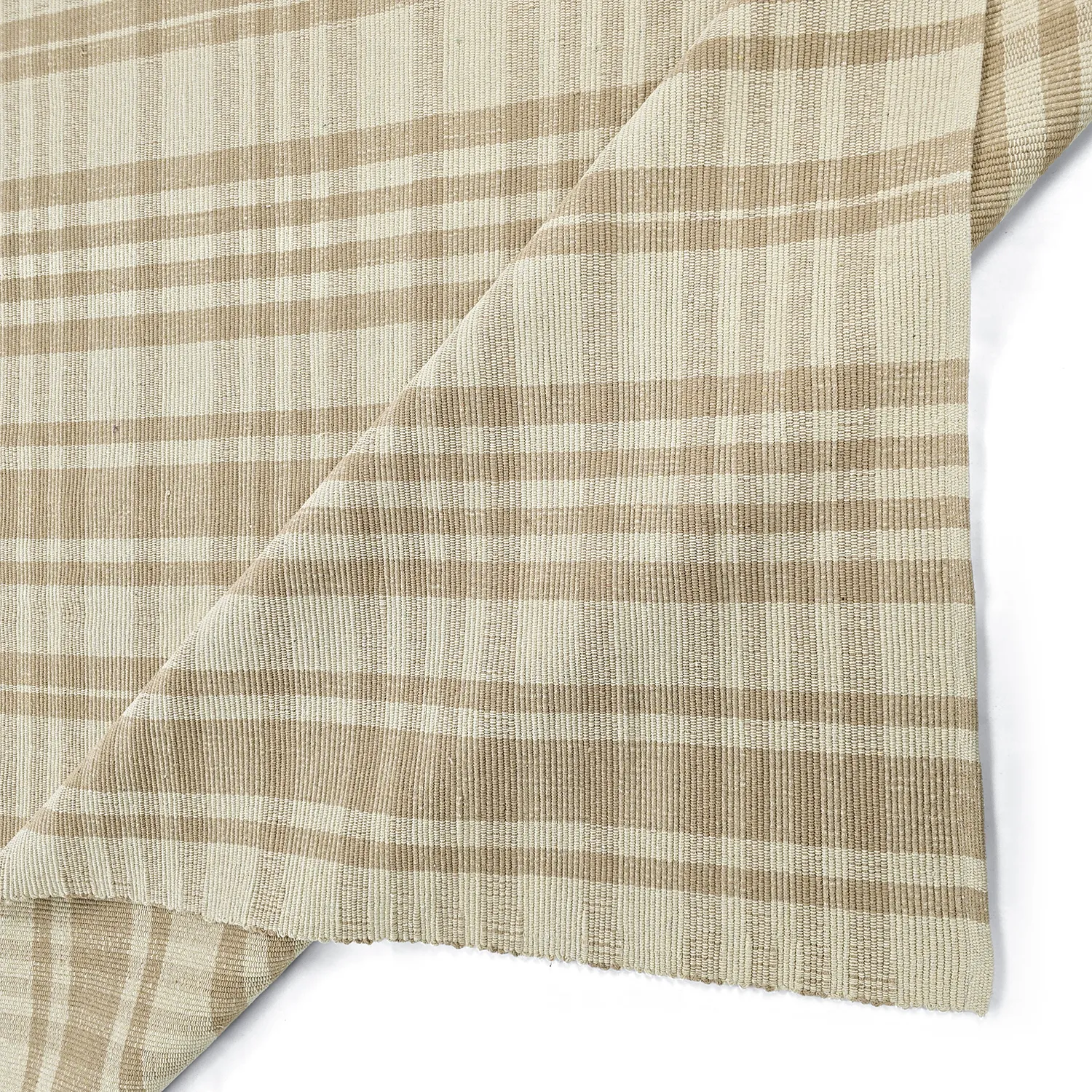 Bomuldstæppe - Husvik (beige)