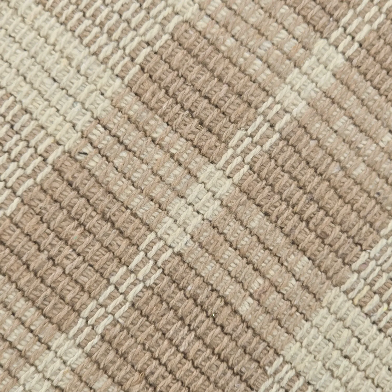 Bomuldstæppe - Husvik (beige)