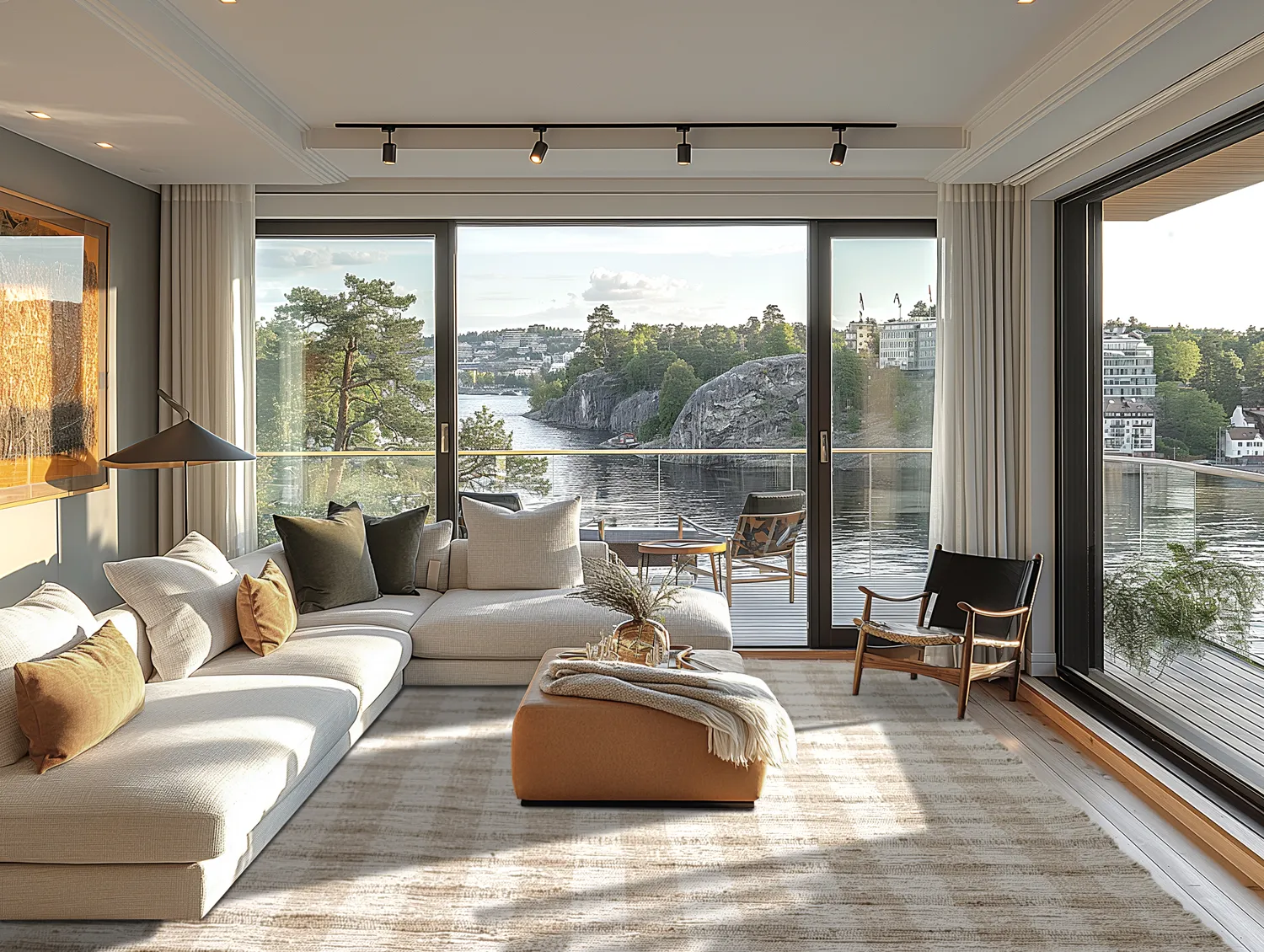 Bomuldstæppe - Noomi (beige)