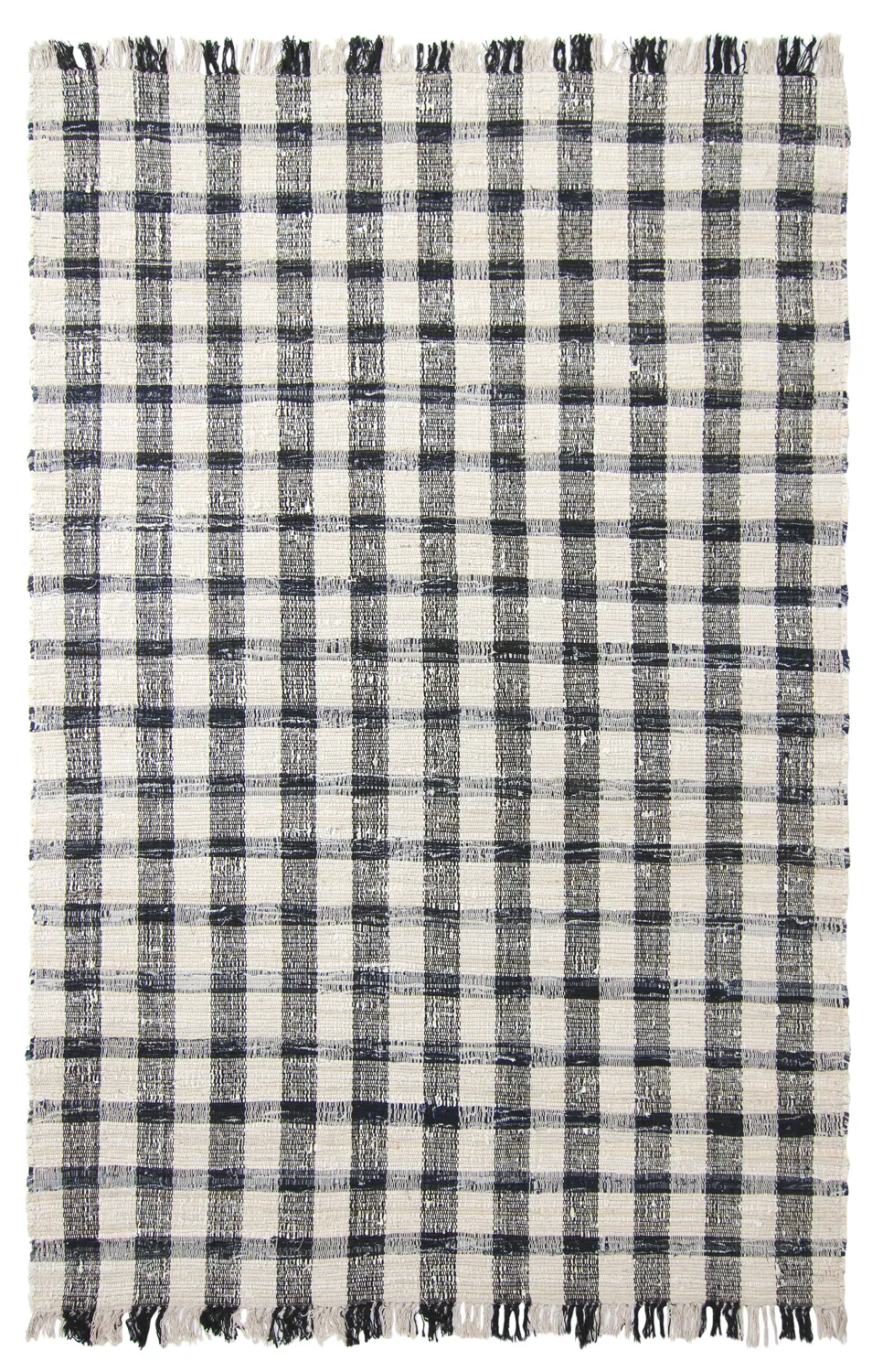 Bomuldstæppe - Noomi (sort)