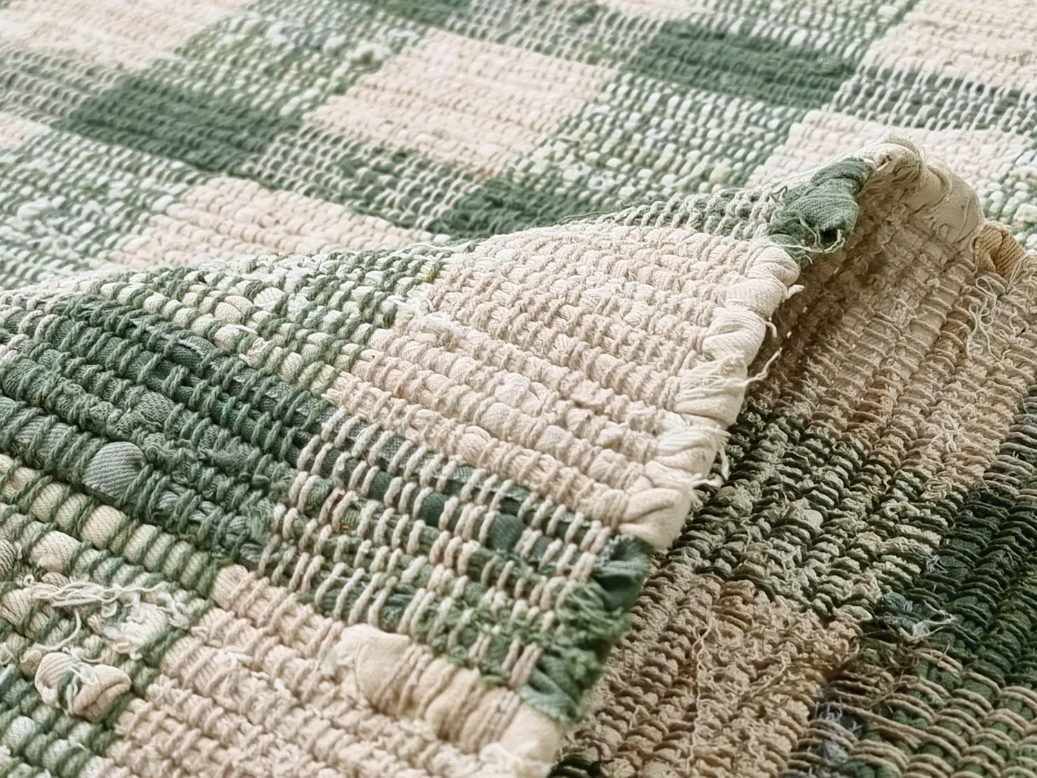 Bomuldstæppe - Noomi (grøn)