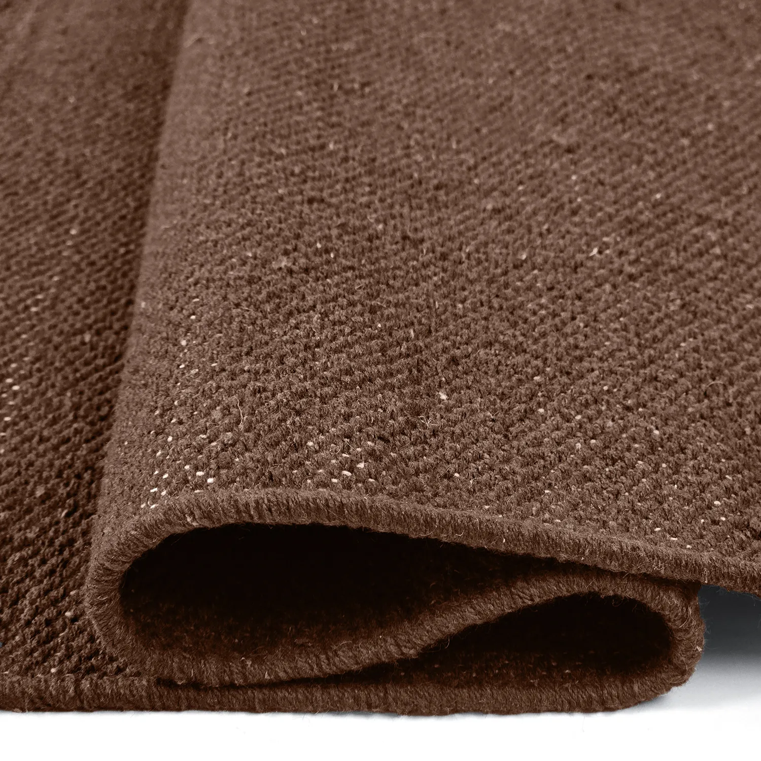 Bomuldstæppe - Rigolet (brun)