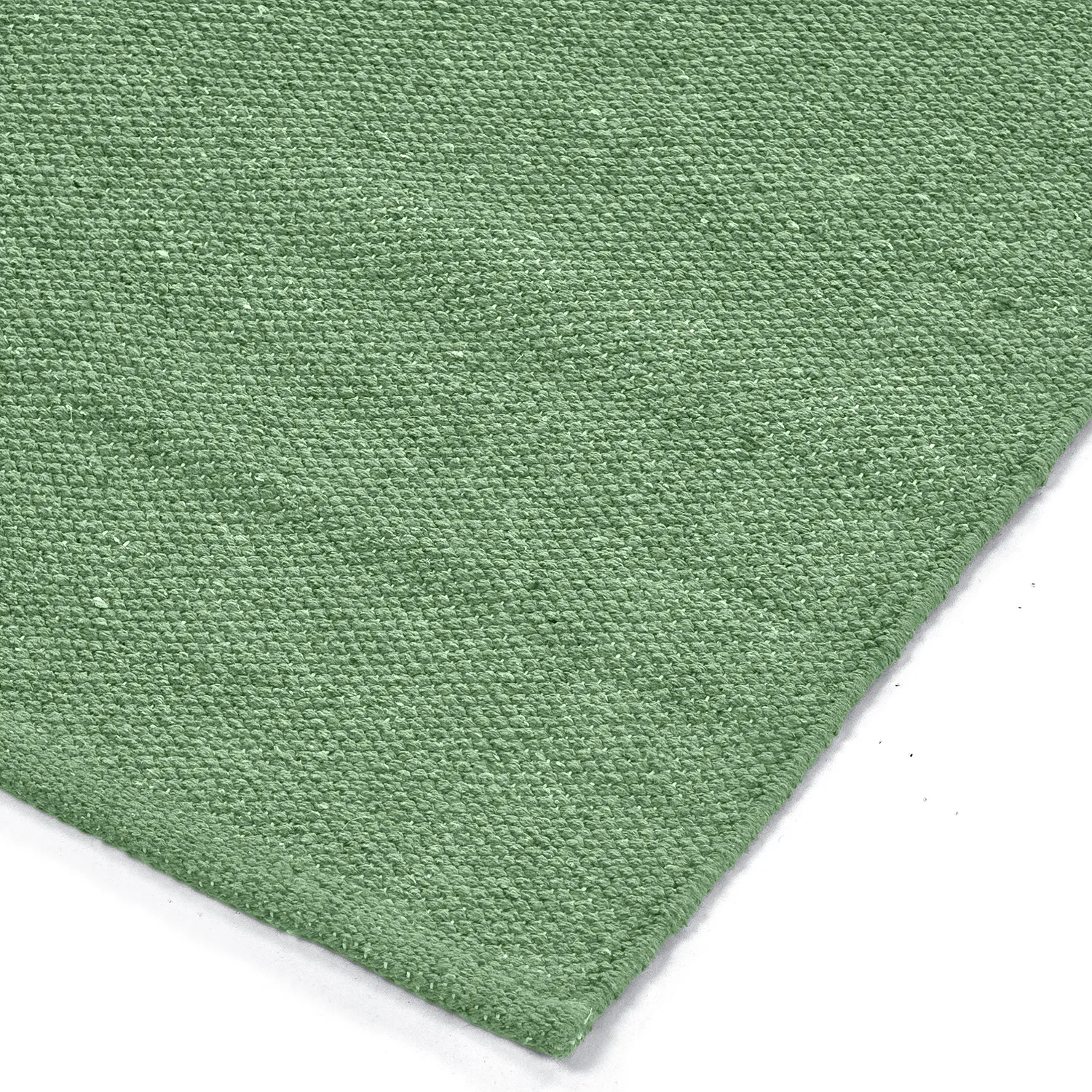 Bomuldstæppe - Rigolet (grøn)