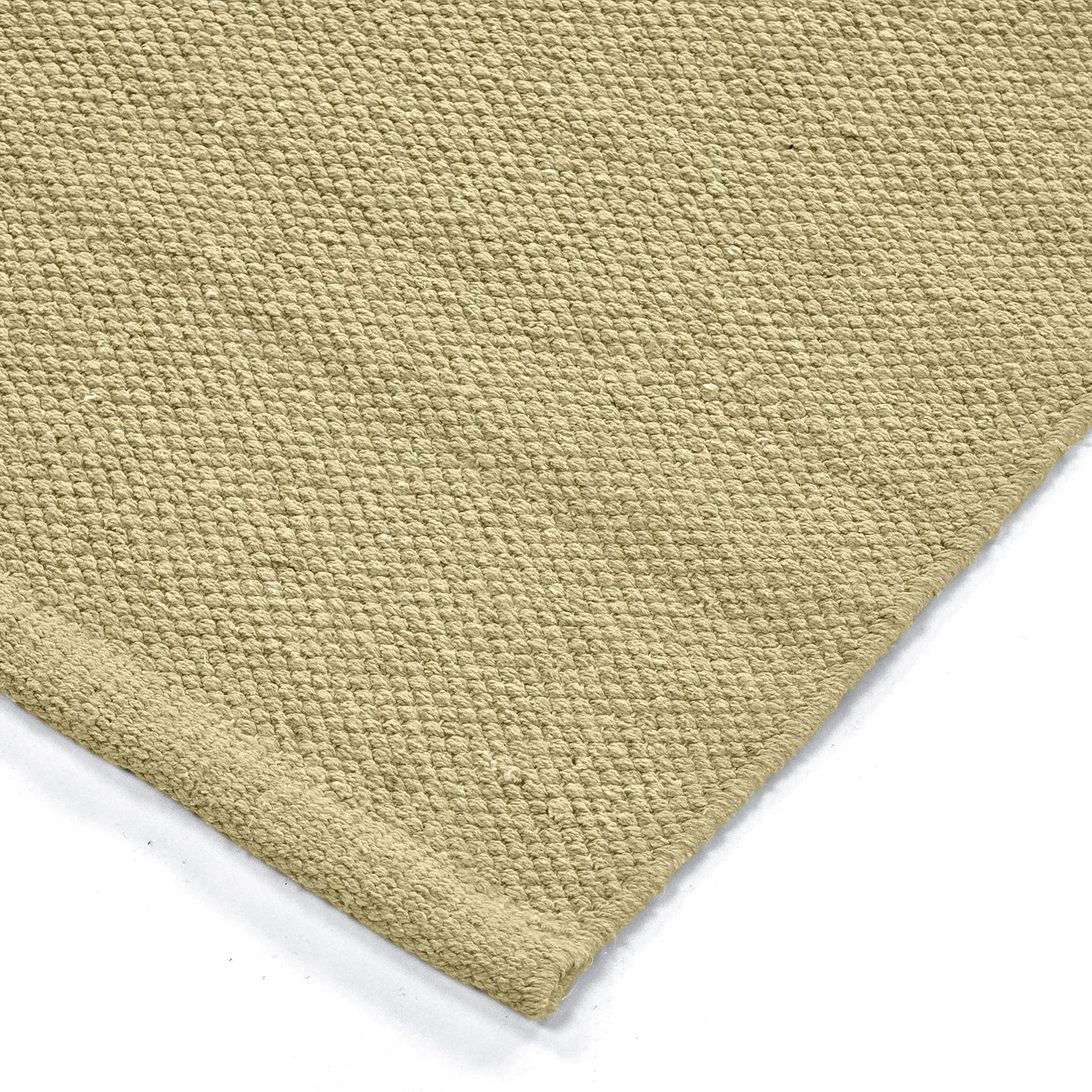 Bomuldstæppe - Rigolet (gul)