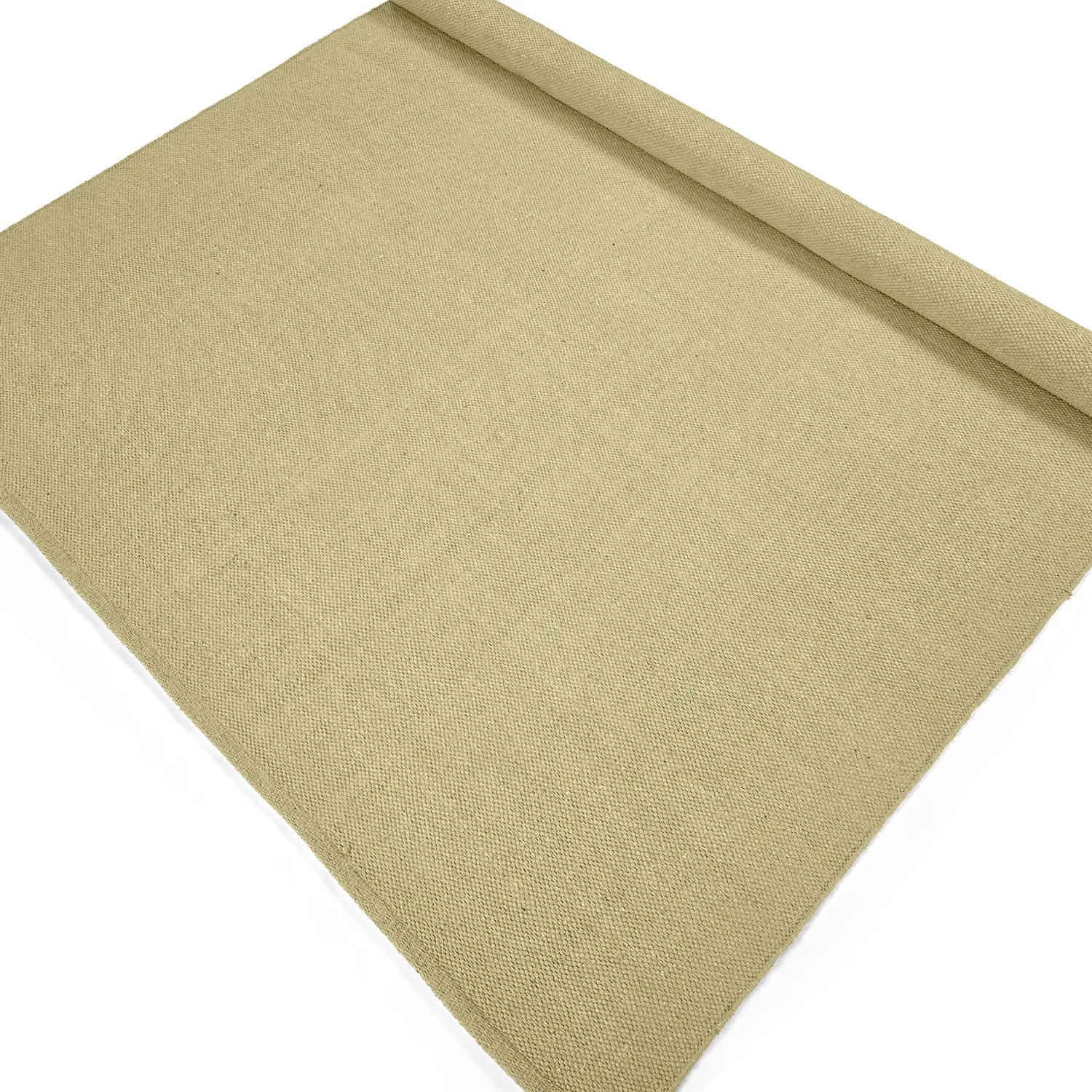 Bomuldstæppe - Rigolet (gul)