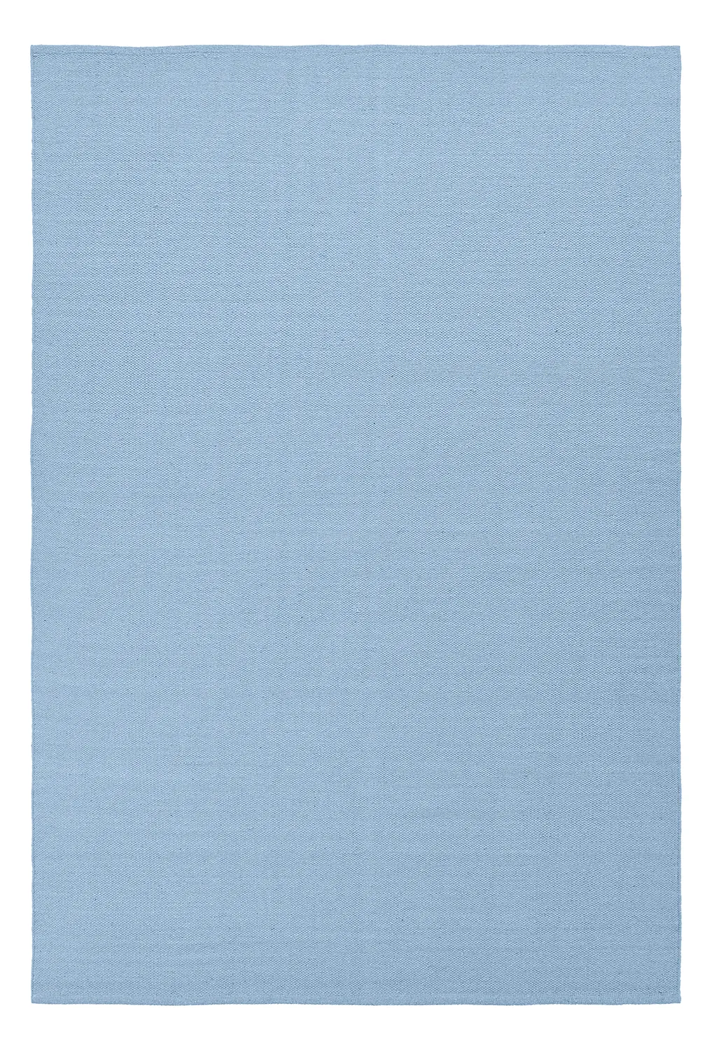 Bomuldstæppe - Rigolet (lyseblå)