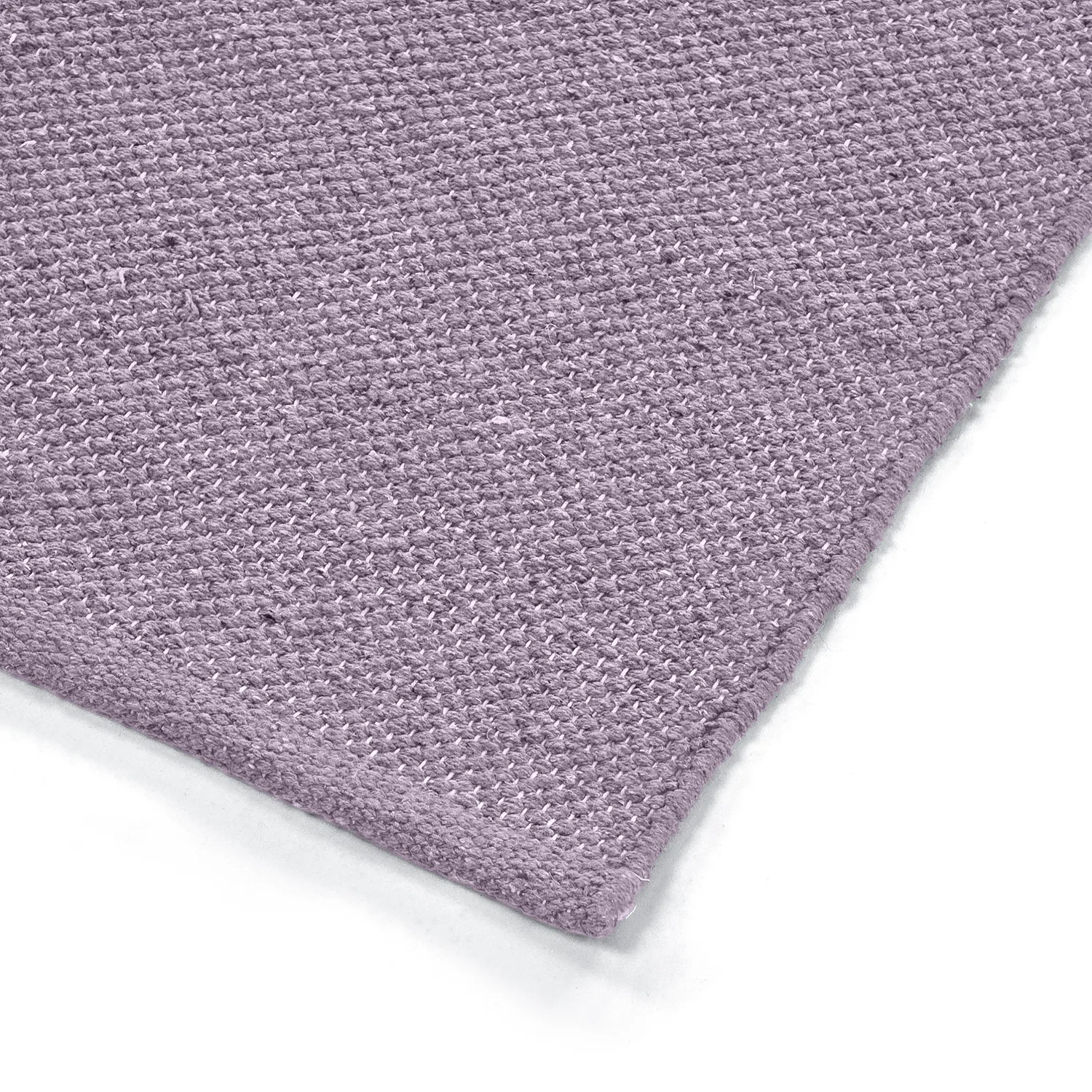 Bomuldstæppe - Rigolet (lys lilla)