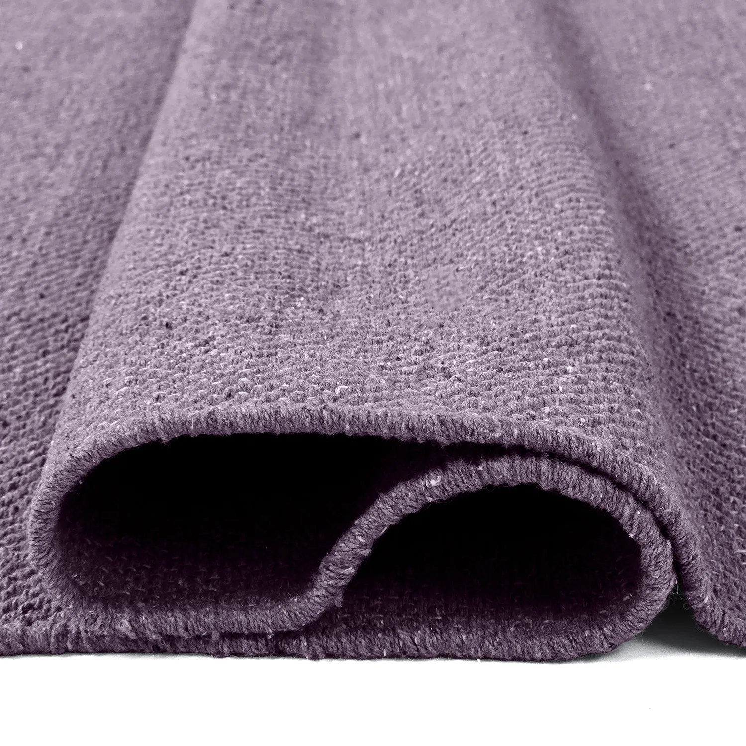 Bomuldstæppe - Rigolet (lys lilla)