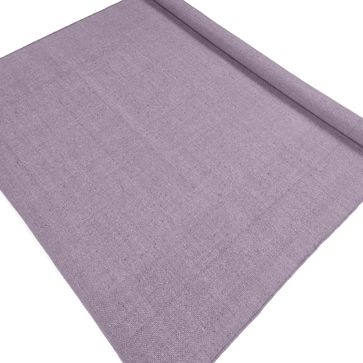 Bomuldstæppe - Rigolet (lys lilla)