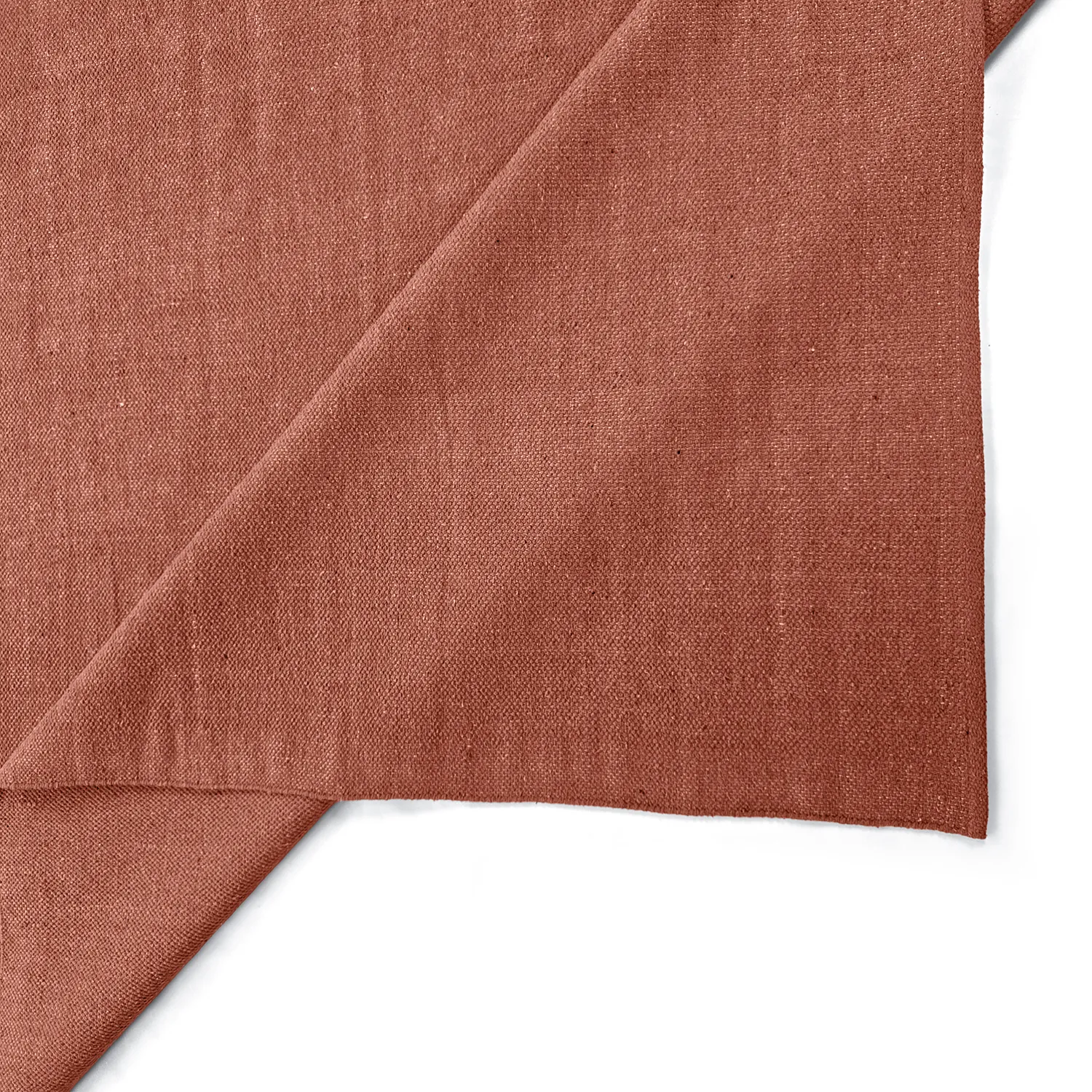 Bomuldstæppe - Rigolet (terracotta)