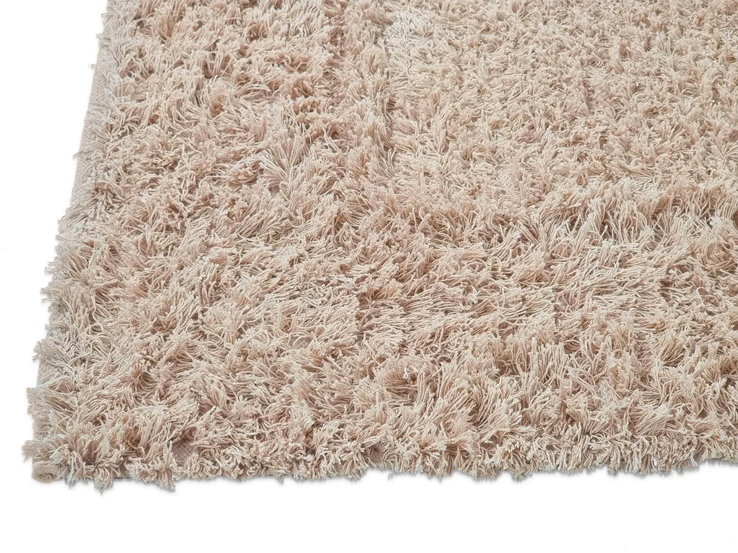 Ryatæpper - Aline Natural Cotton Shaggy (beige)