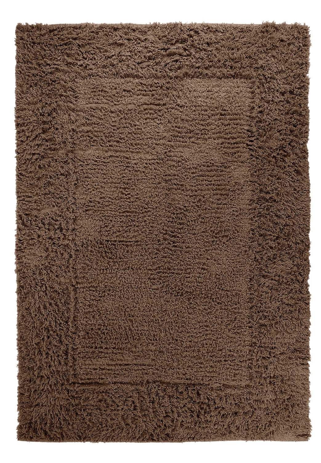 Ryatæpper - Aline Natural Cotton Shaggy (brun)