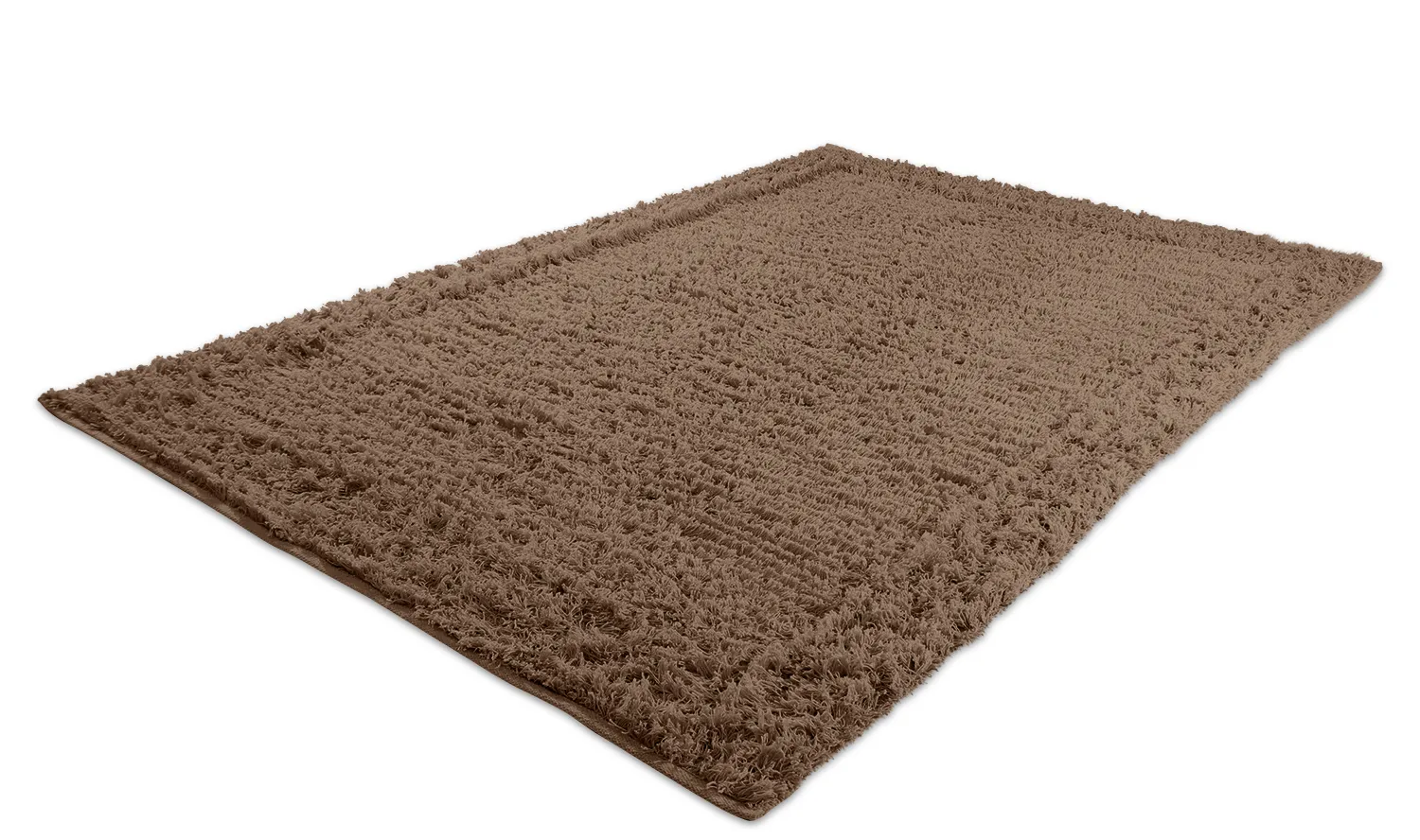 Ryatæpper - Bonnie Natural Cotton Shaggy (brun)