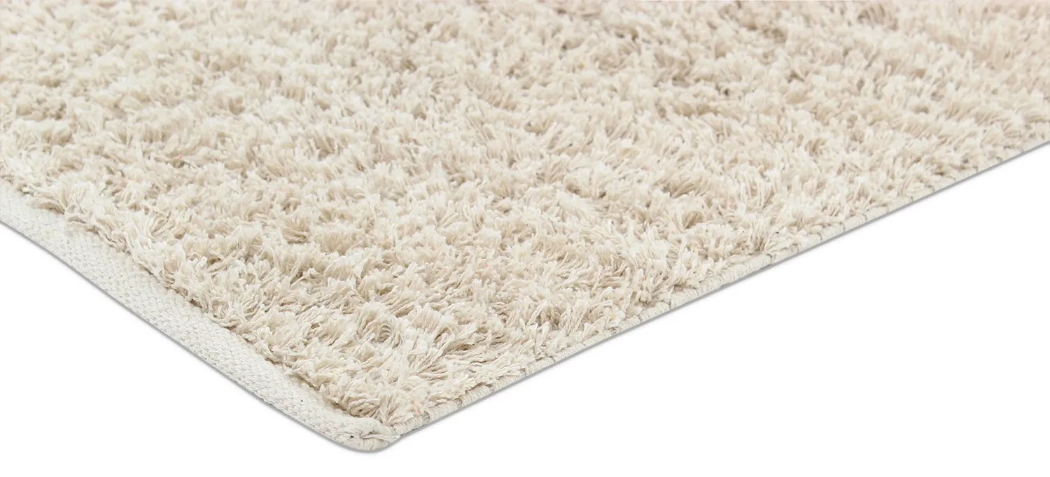 Ryatæpper - Enya Natural Cotton Shaggy (natur)