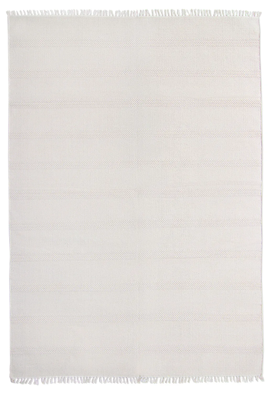 Bomuldstæppe - Lilje (lys beige)