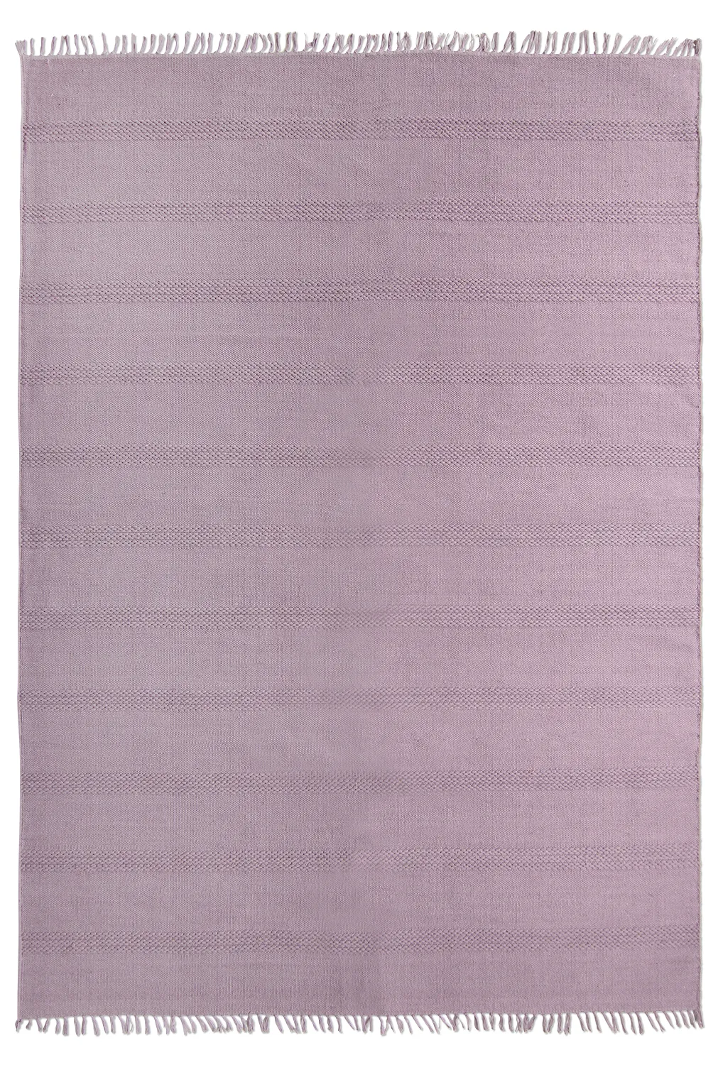 Bomuldstæppe - Lilje (lilla)
