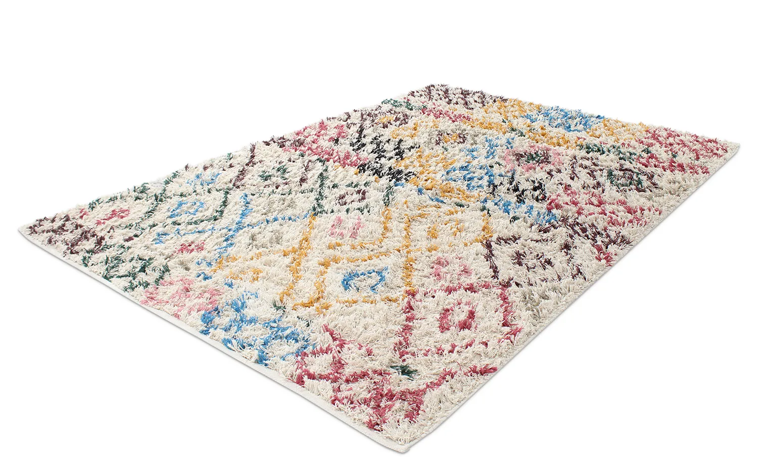 Ryatæpper - Maloney Natural Cotton Shaggy (multi)