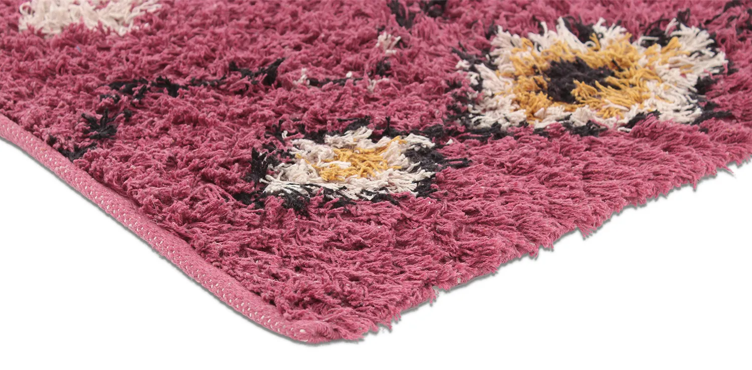 Ryatæpper - Nyle Natural Cotton Shaggy (pink/multi)