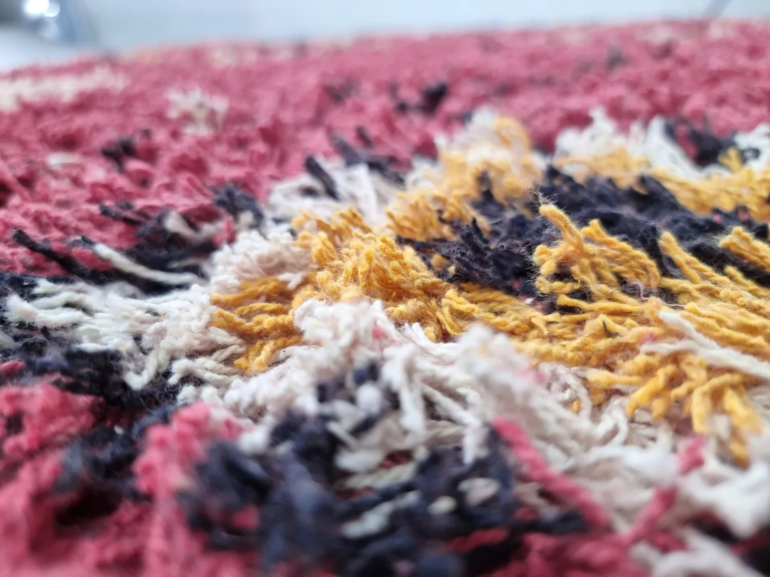 Ryatæpper - Nyle Natural Cotton Shaggy (pink/multi)