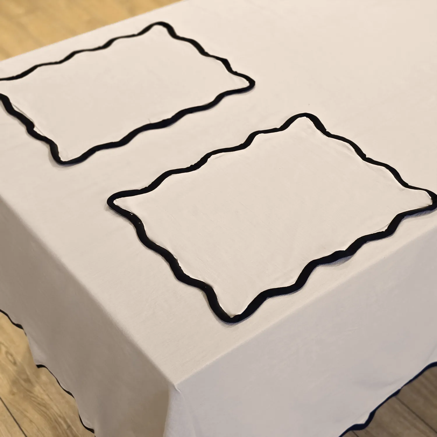 Bordskåner 2-pakke - Yrsa (lys beige)