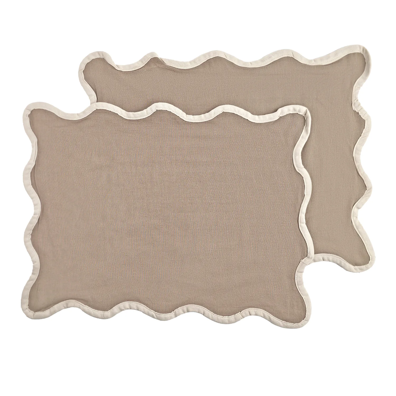 Bordskåner 2-pakke - Yrsa (mørk beige)
