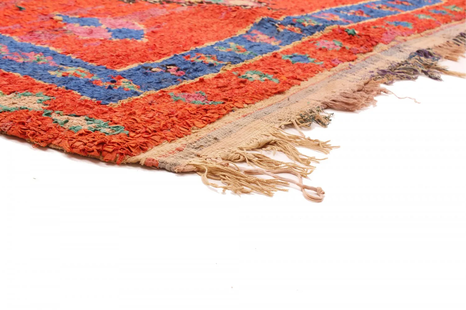 Marokkansk berber tæppe Boucherouite 330 x 150 cm