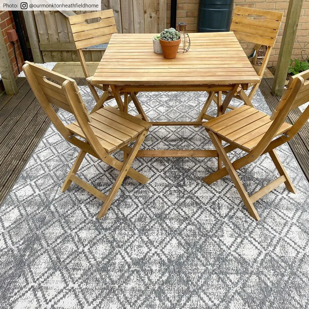 Tæpper til indendørs/udendørs brug - Brussels Grey (grå)