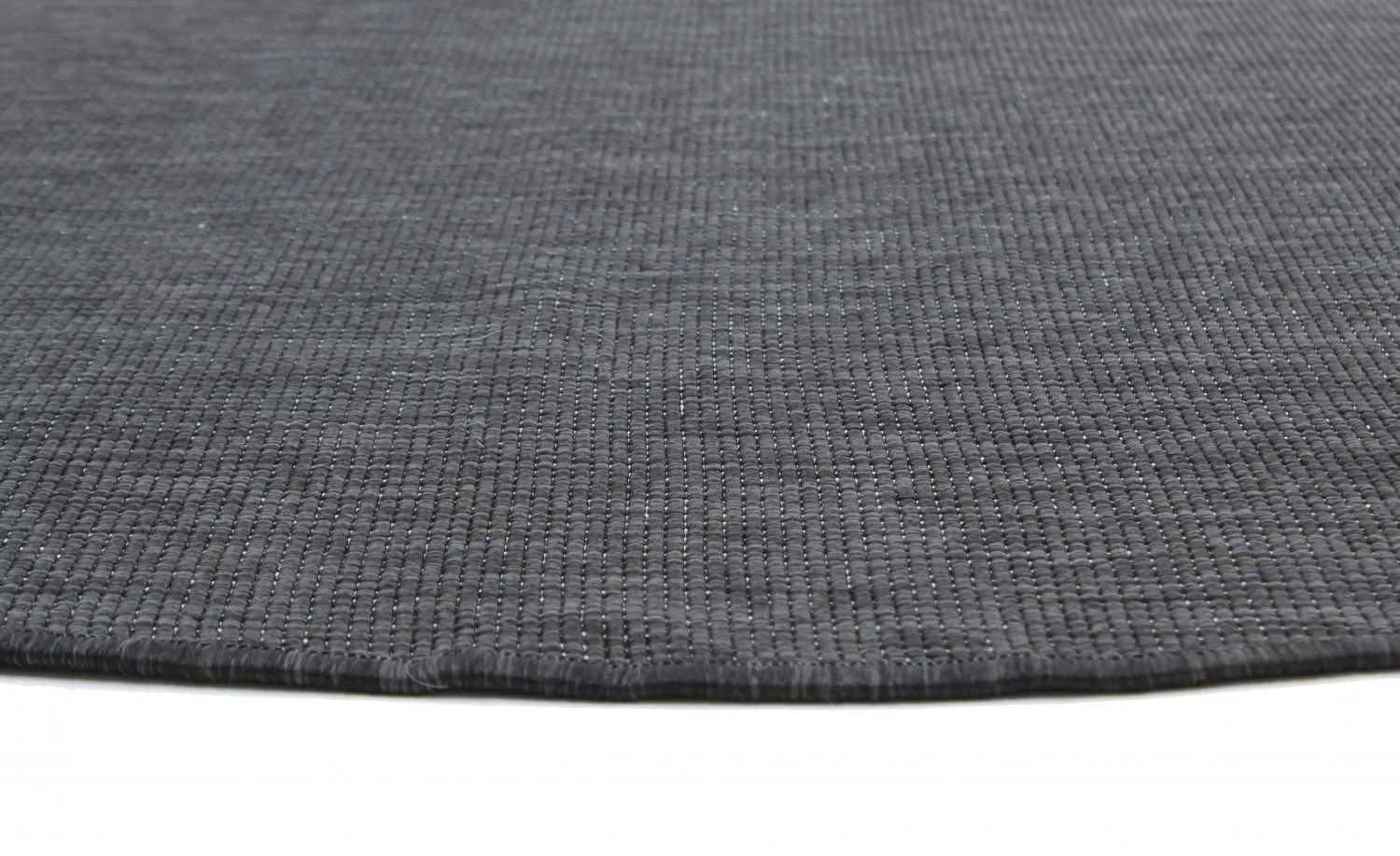 Rundt tæppe - Monsanto (antracit)