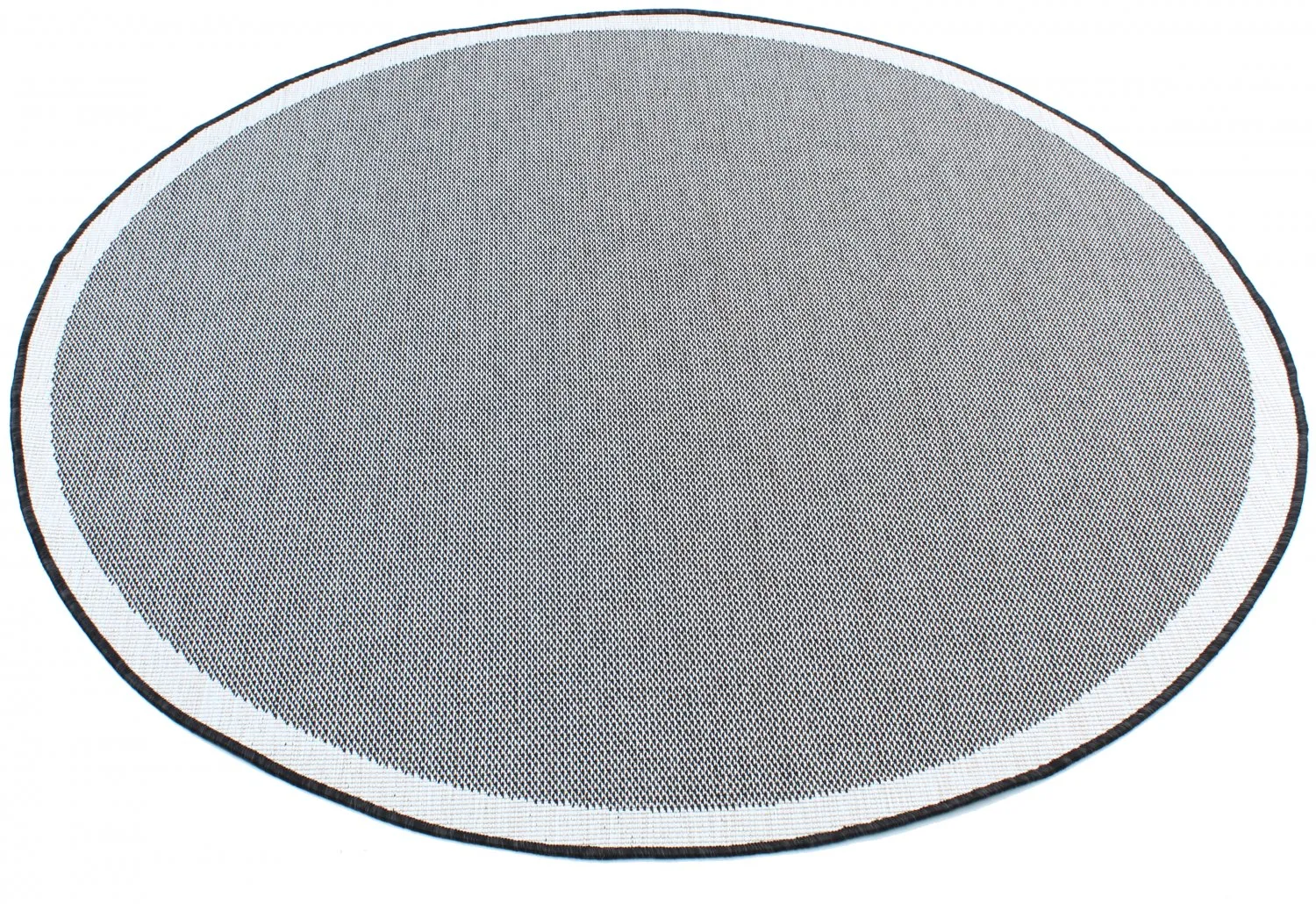 Rundt tæppe - Sortelha (sort)