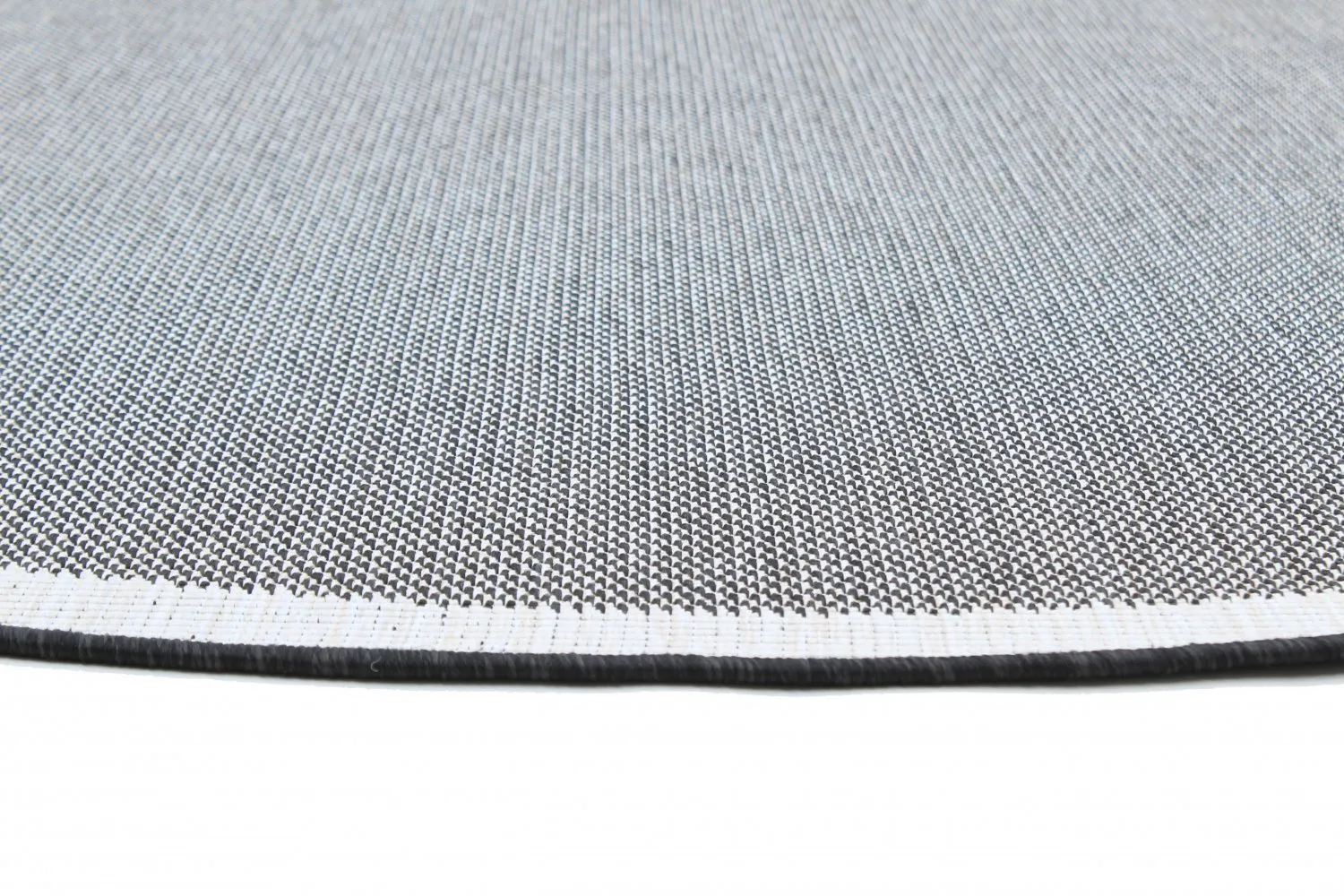 Rundt tæppe - Sortelha (sort)