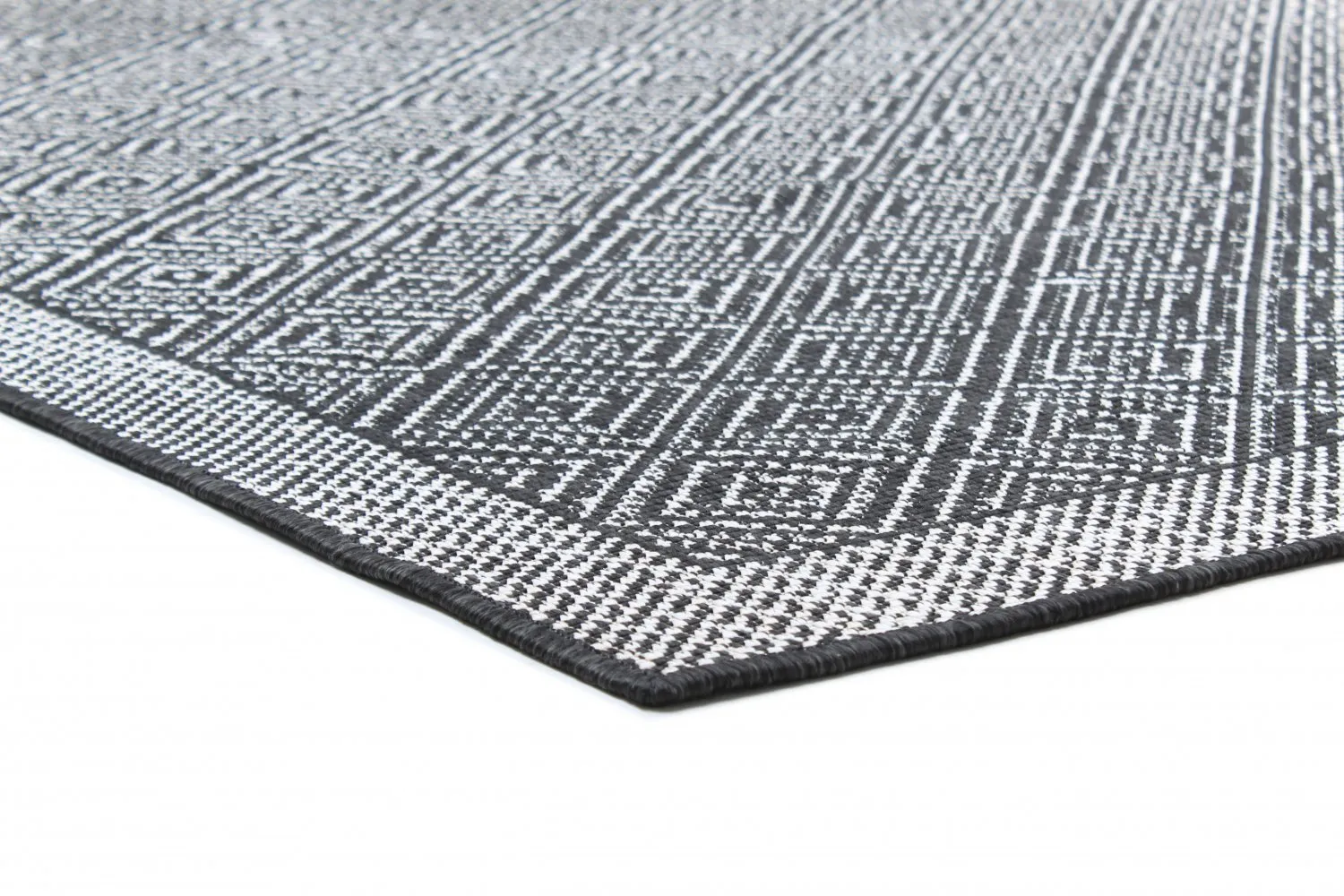 Tæpper til indendørs/udendørs brug - Monsaraz (sort)