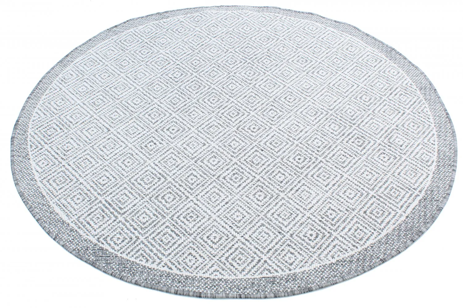 Rundt tæppe - Monsaraz (grå)