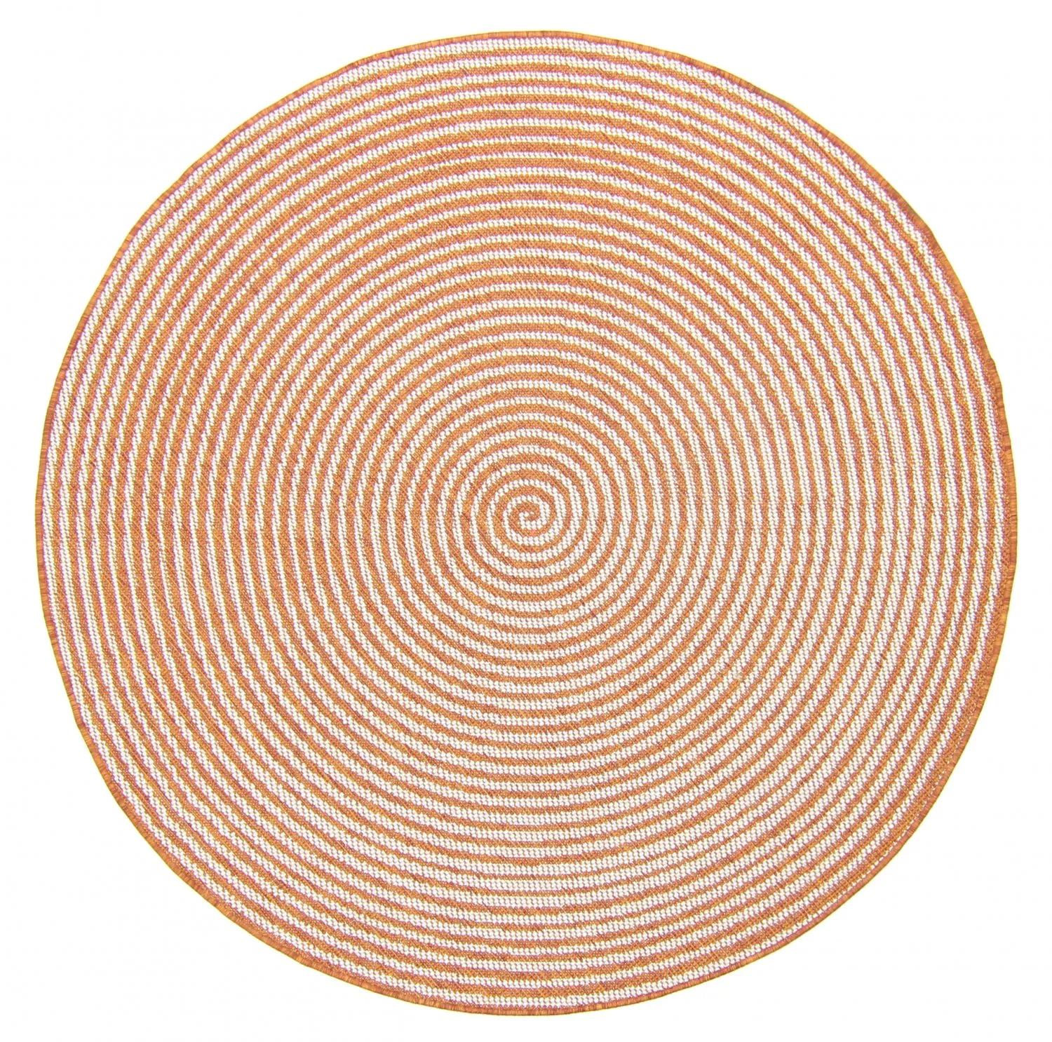 Rundt tæppe - Ferragudo (orange)