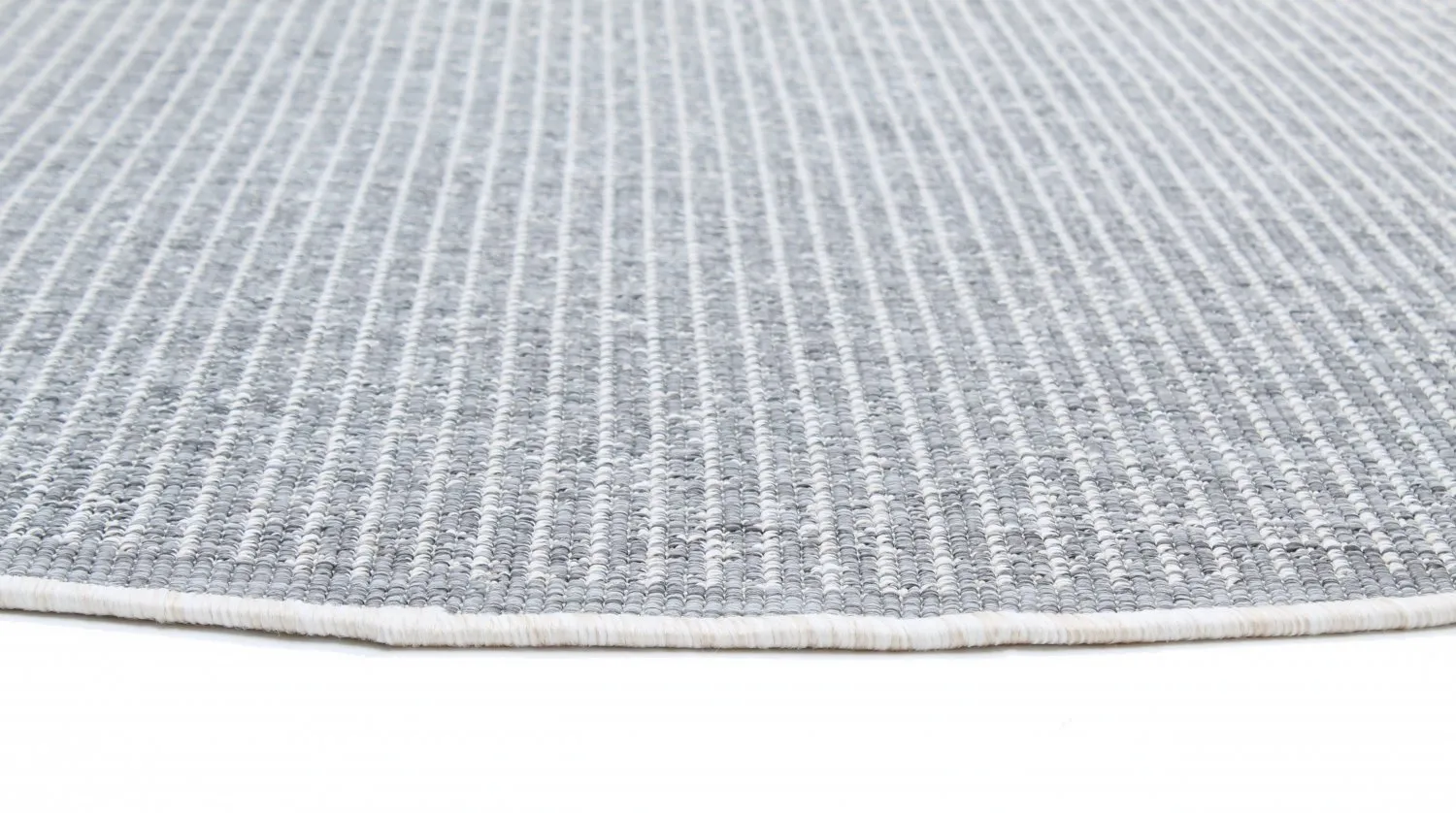 Rundt tæppe - Tromsø (grå)