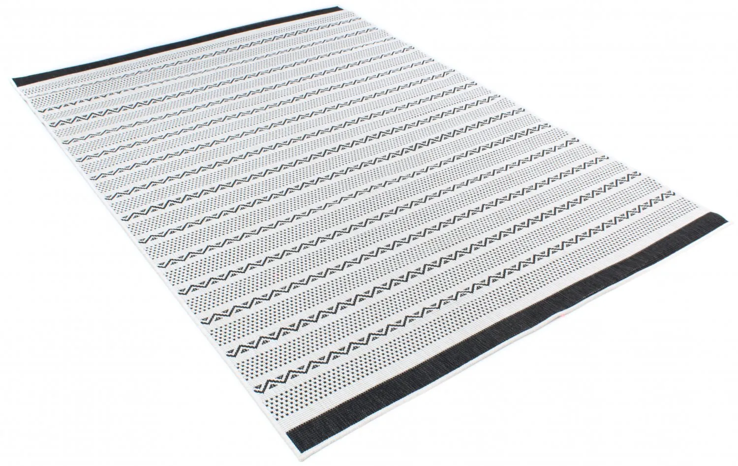 Tæpper til indendørs/udendørs brug - Geiranger (sort)