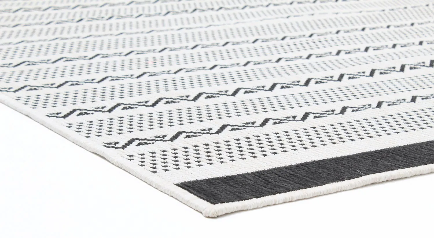 Tæpper til indendørs/udendørs brug - Geiranger (sort)