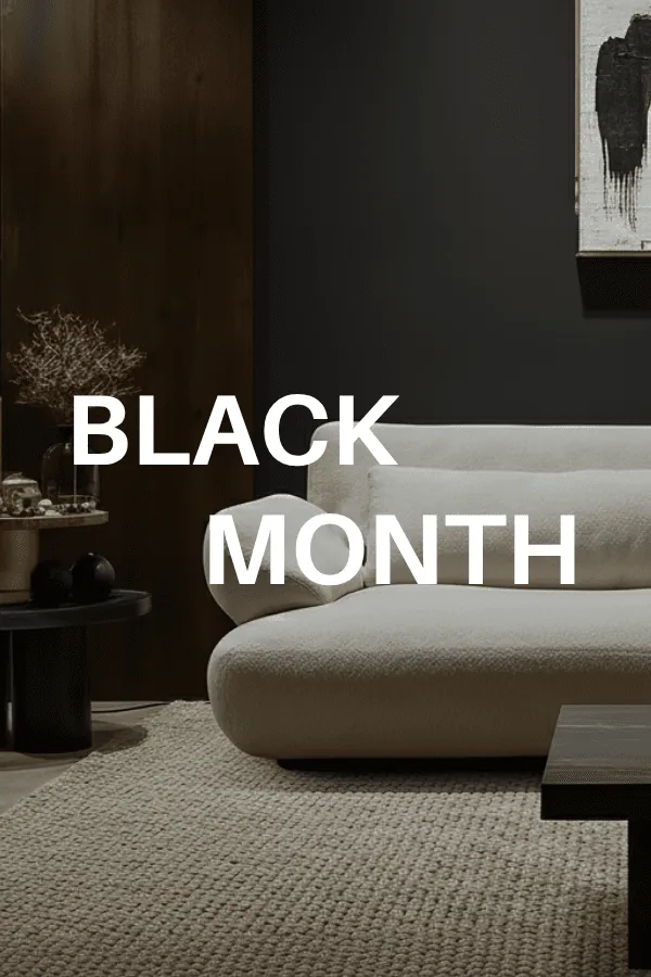 Elegant, blød ryatæppe i varme efterårsfarver, der giver stuen en indbydende og stilfuld stemning.