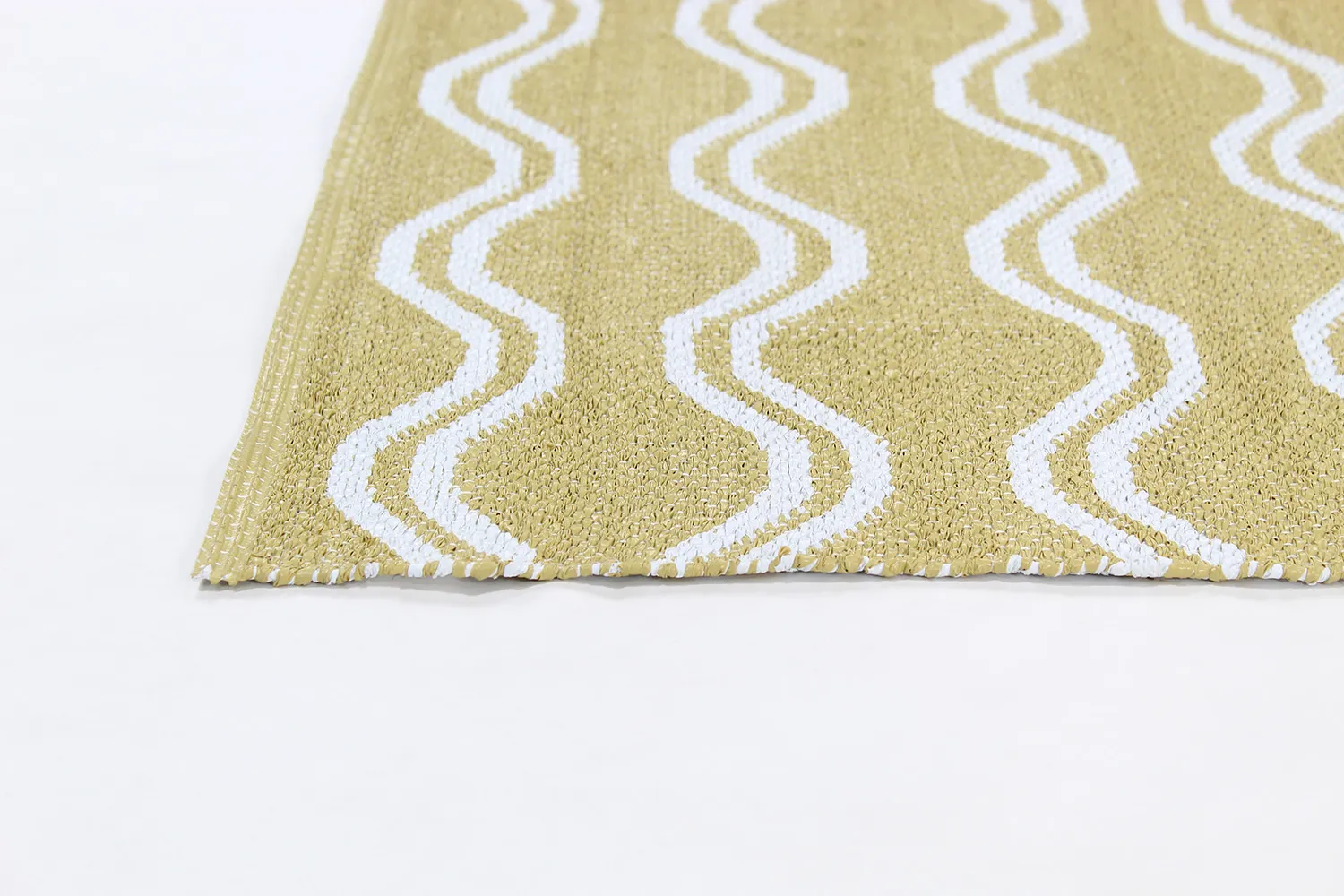 Plasttæpper - Camden (grøn/hvid)