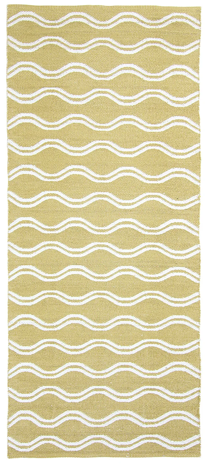 Plasttæpper - Camden (grøn/hvid)