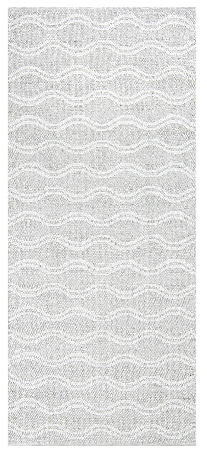 Plasttæpper - Camden (grå/hvid)