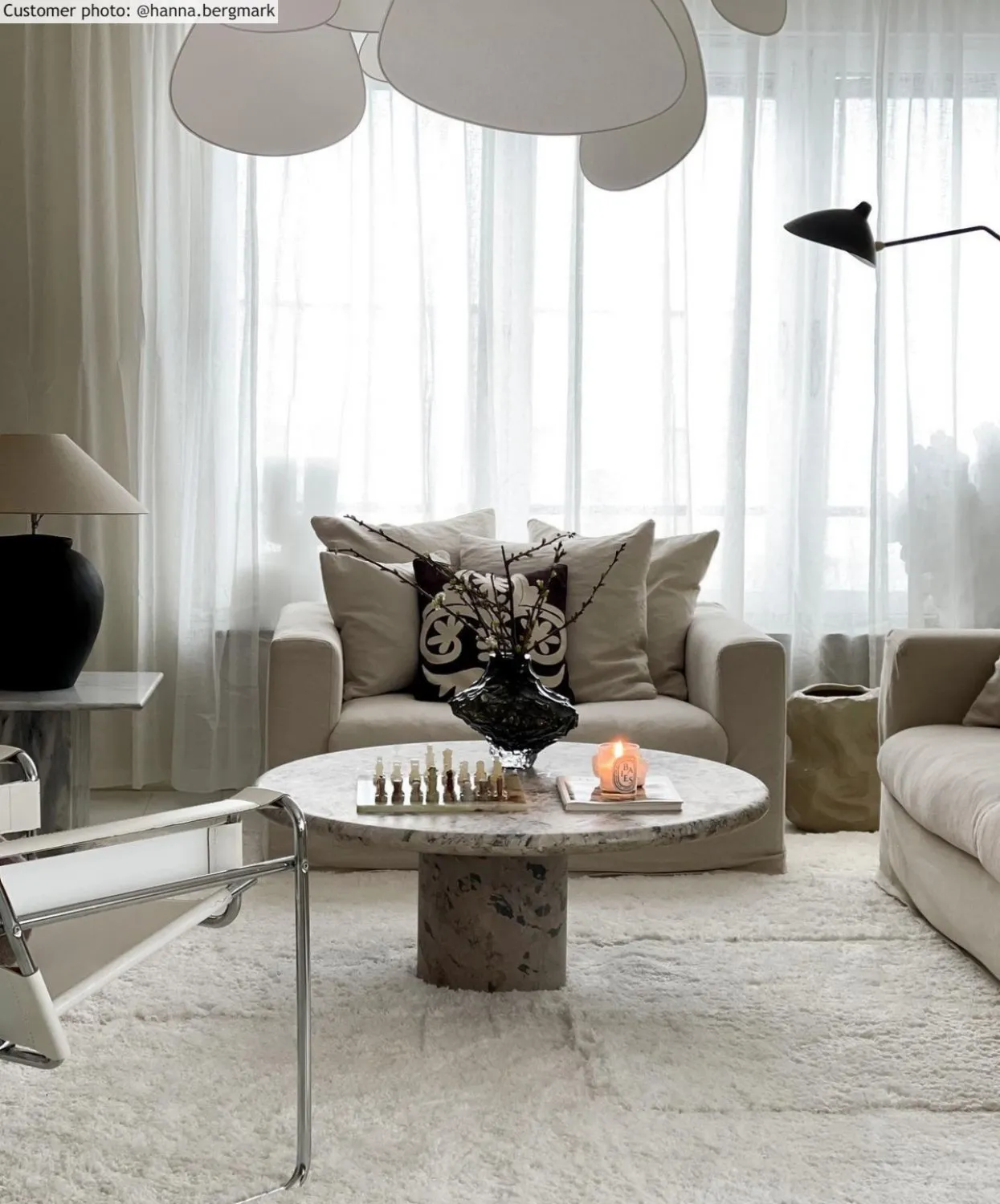 Ryatæpper - Cannes (hvid)