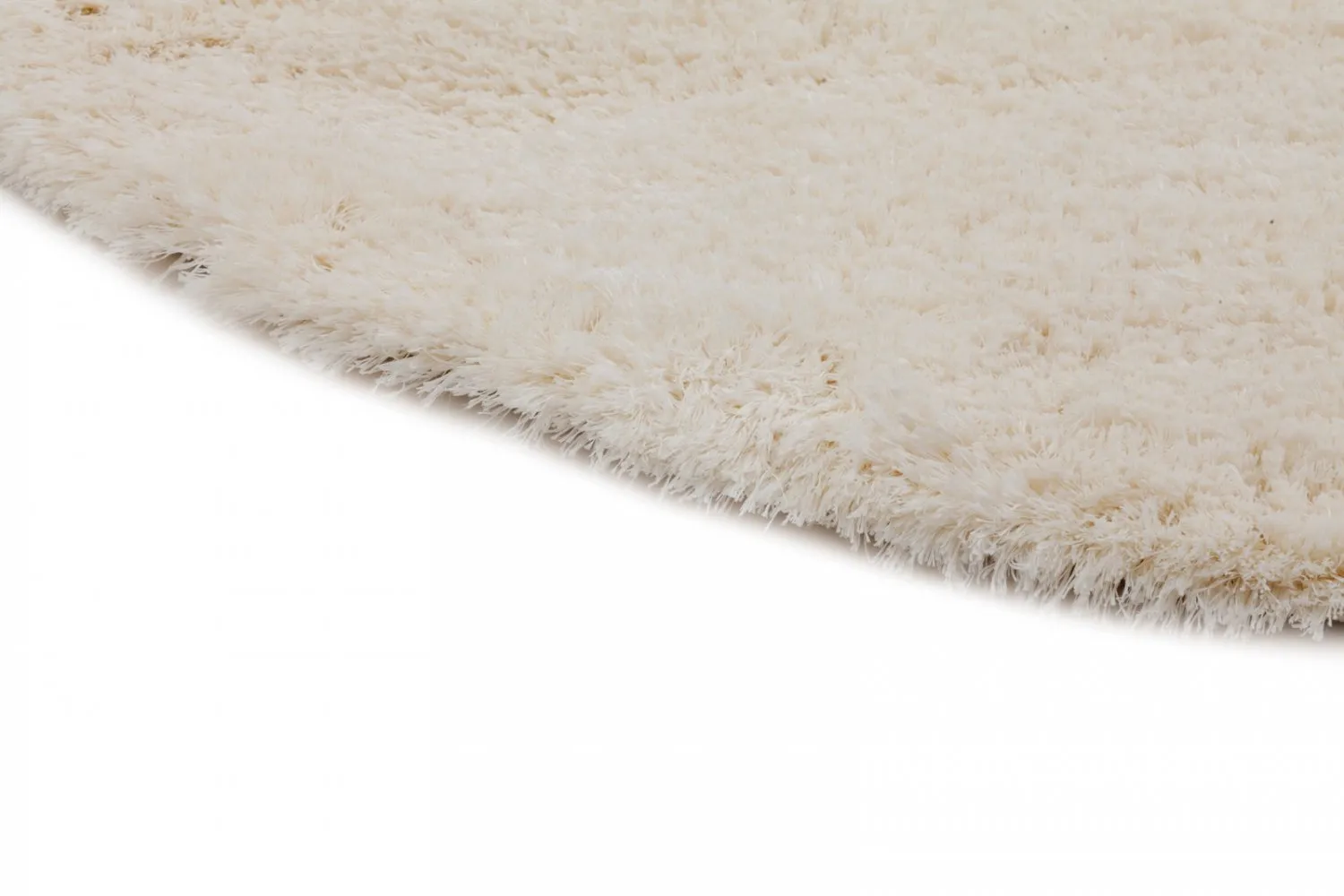 Runde tæpper - Kanvas (hvid)