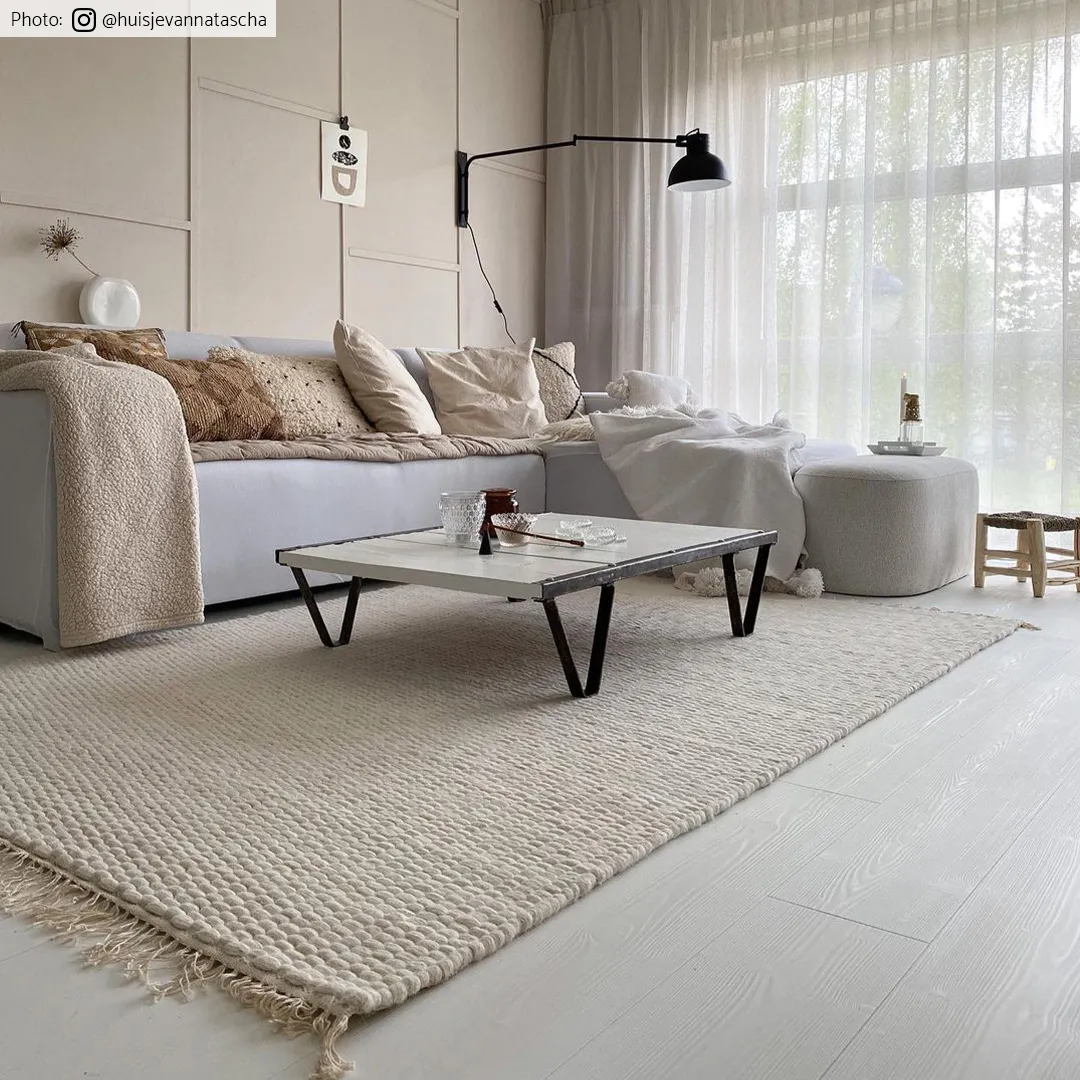 Uldtæppe - Cartmel (offwhite)