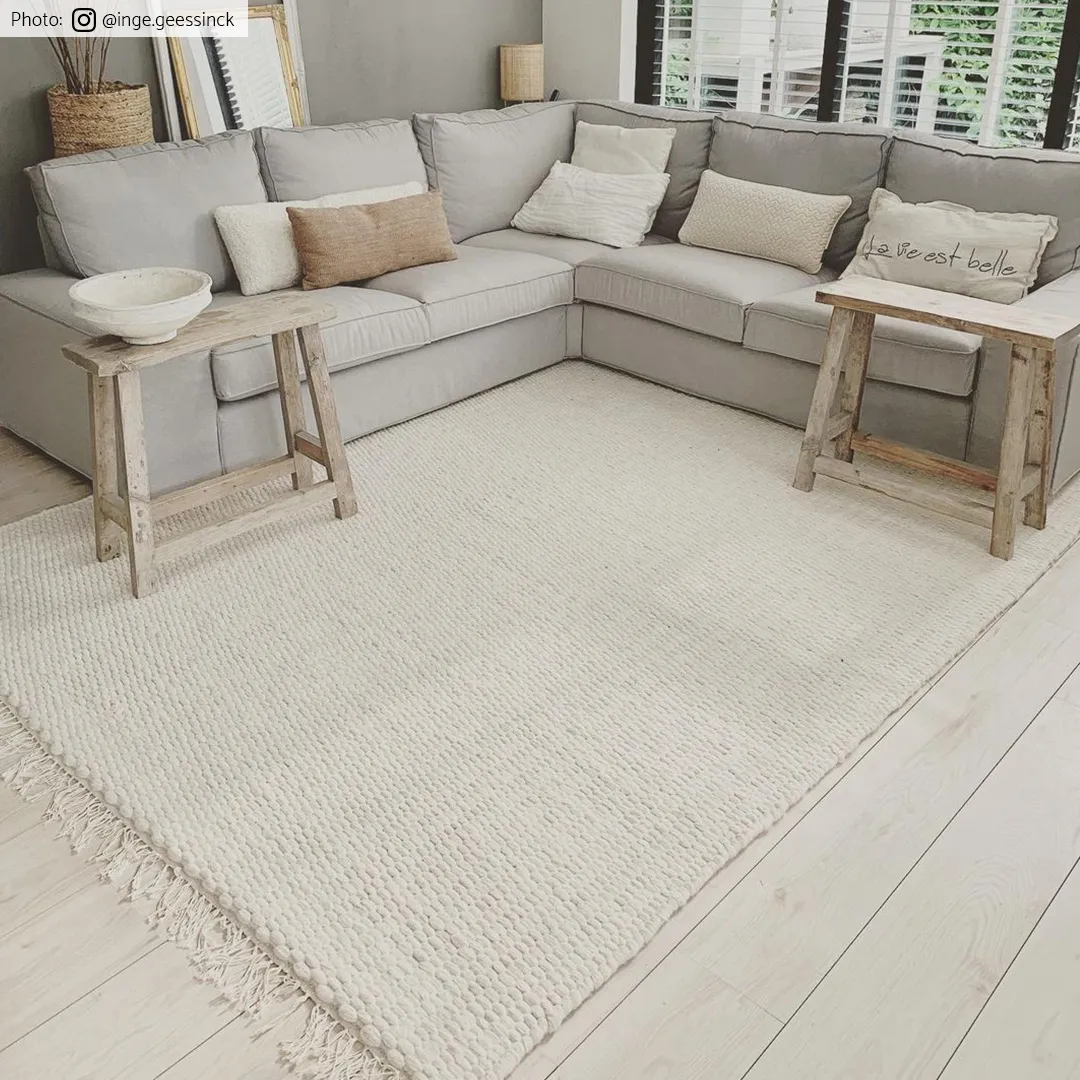 Uldtæppe - Cartmel (offwhite)