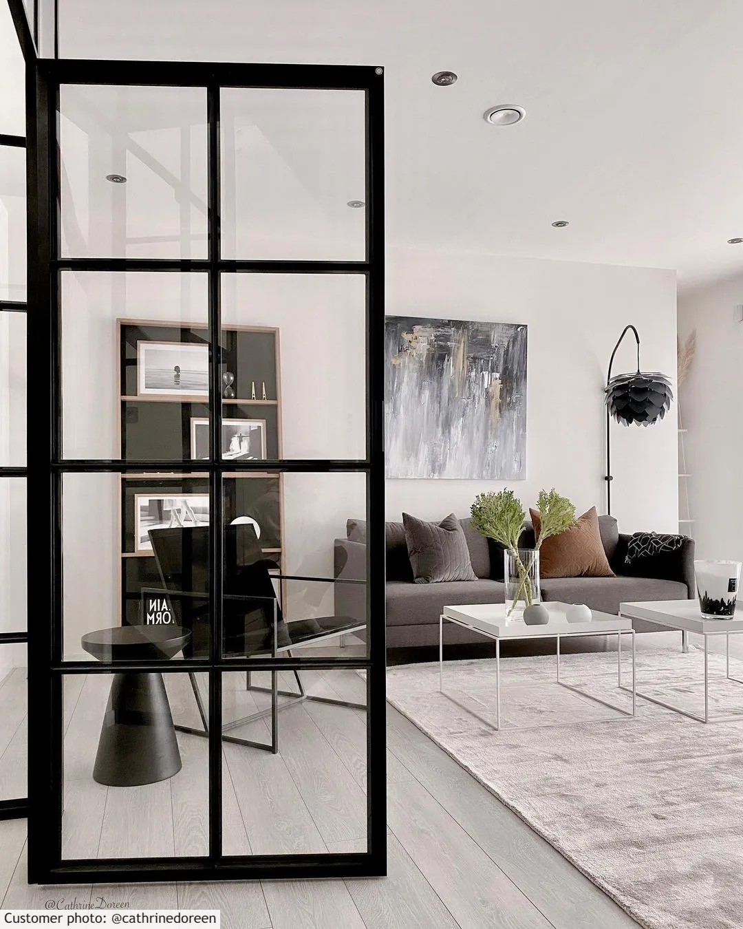 Viscose-tæppe - Jodhpur Special Luxury Edition (lysegrå/beige)