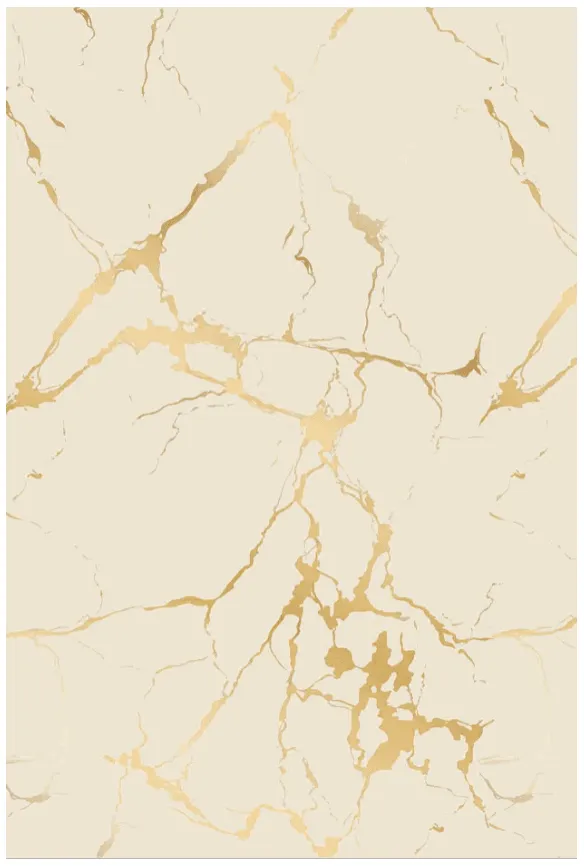 Wilton-tæppe - Cesina (beige/guld)