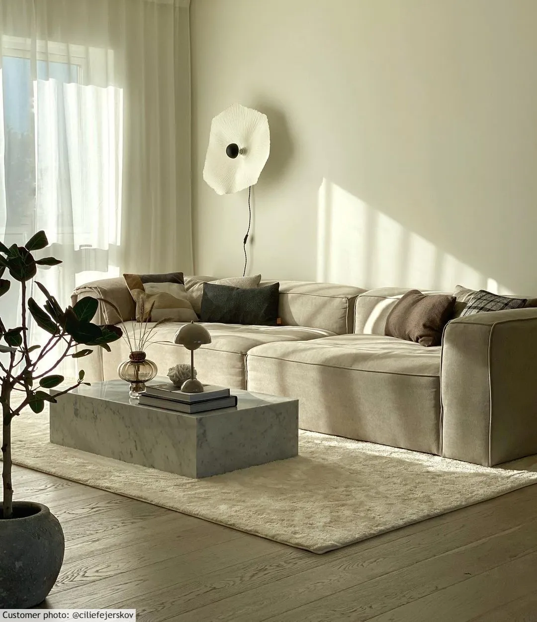 Ryatæpper - Aranga Super Soft Fur (beige)