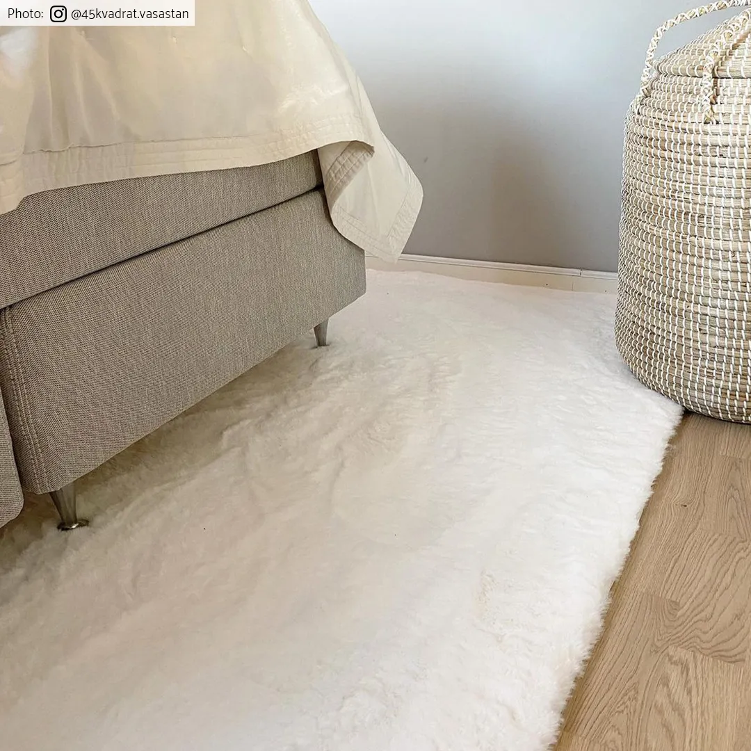 Ryatæpper - Cloud Super Soft (hvid)