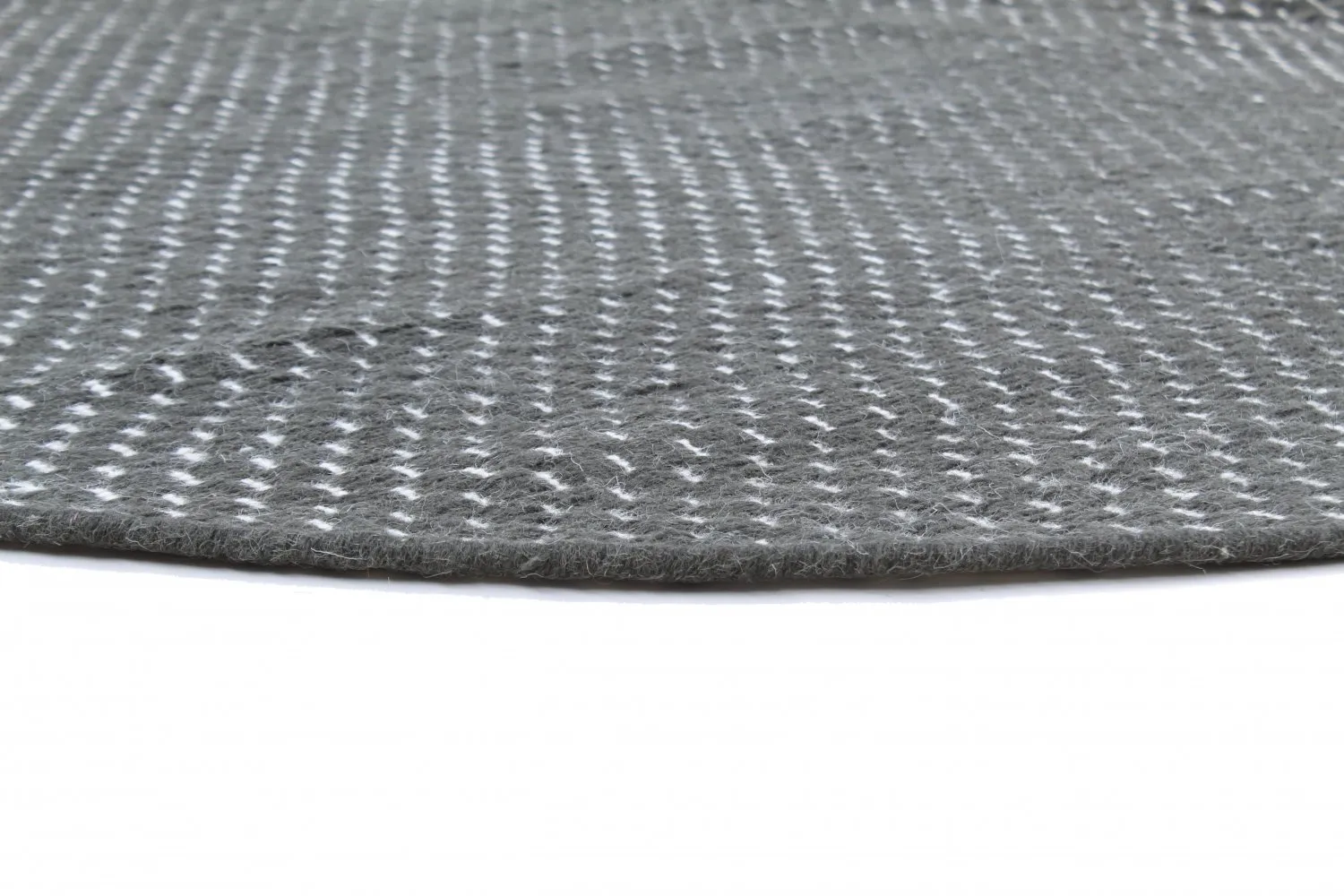 Runde tæpper - Clovelly (Mørk grå)